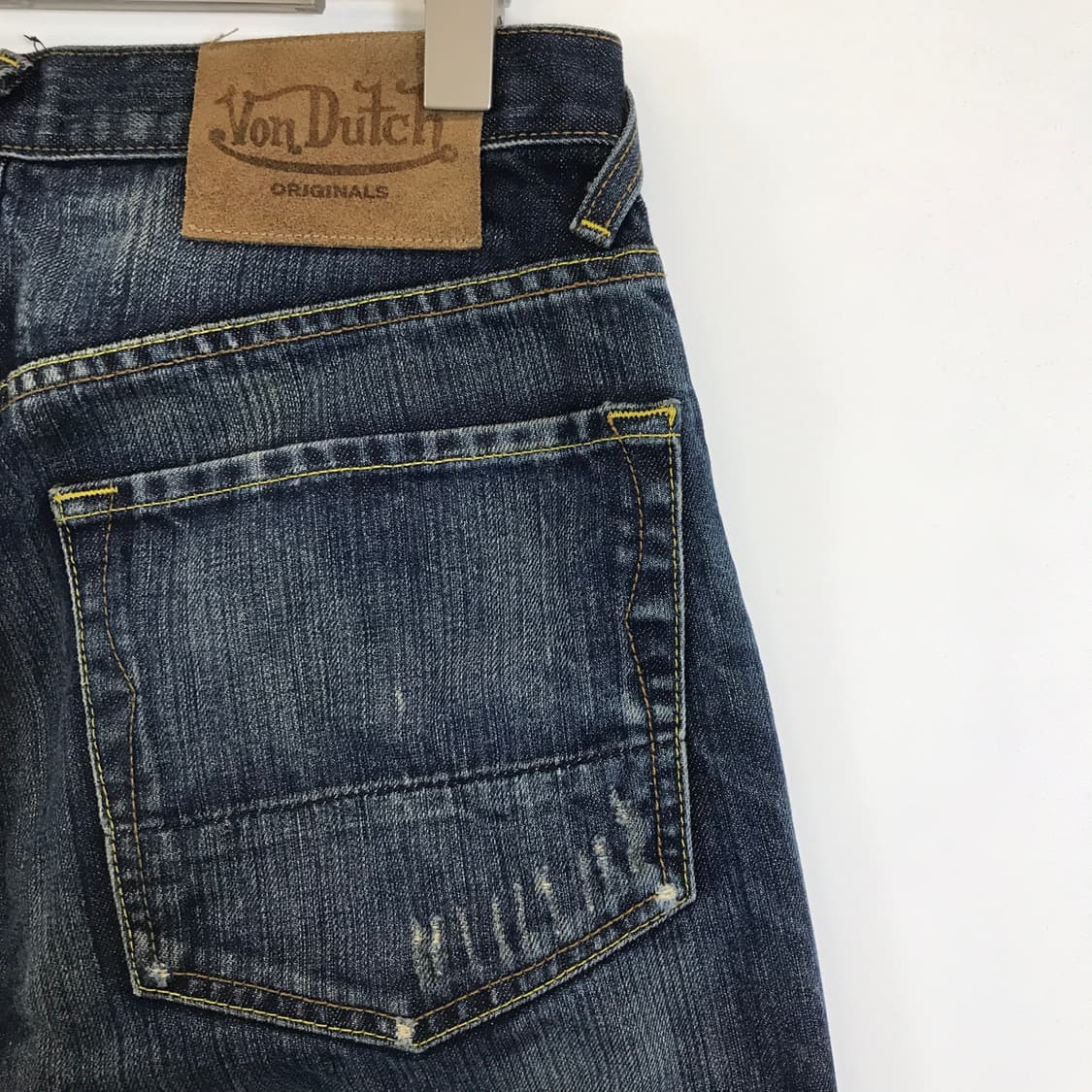 본더치 Von Dutch 셀비지 USA 데님 청바지 [30-31인치] 상품이미지4
