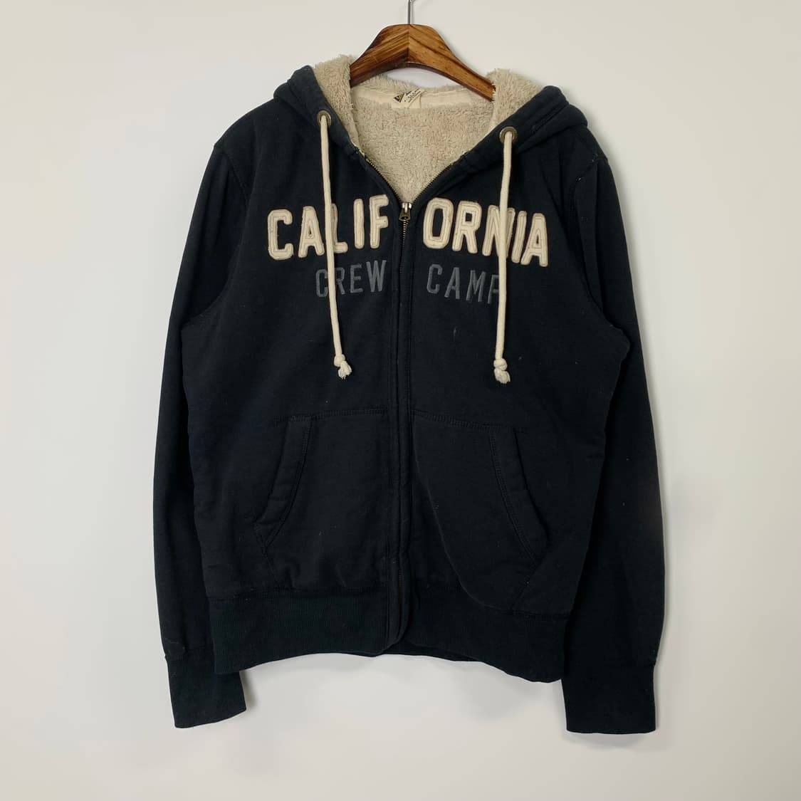 후아유 y2k 와투케 양털 기모 후드집업 상품이미지2