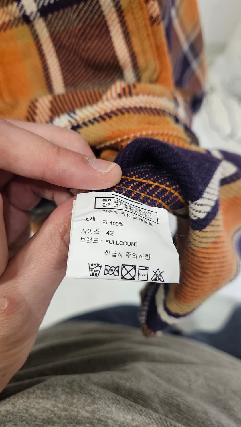풀카운트 플란넬 셔츠 42사이즈 상품이미지4