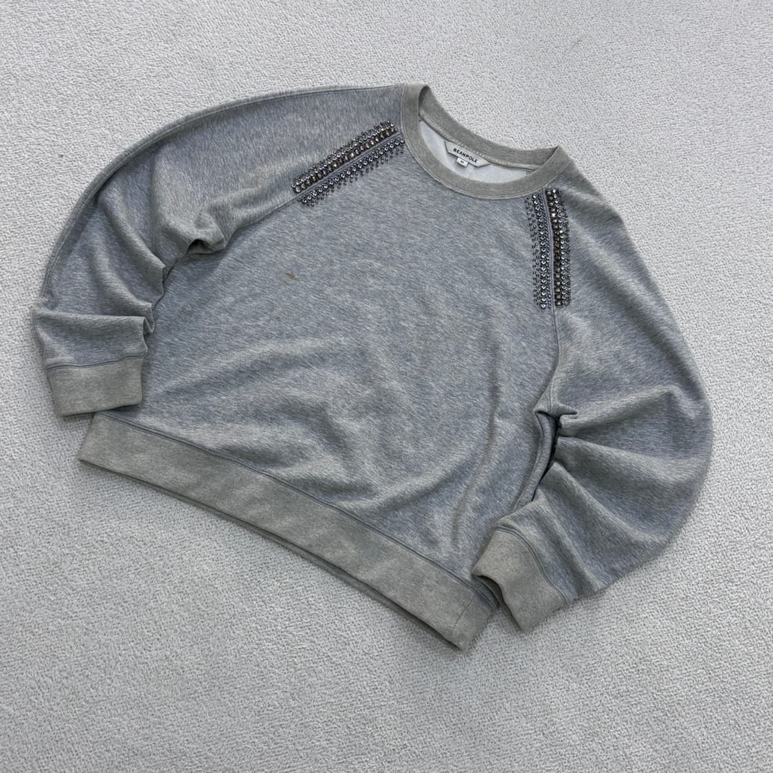 90 빈폴 비즈장식 맨투맨 티셔츠 0423E 상품이미지1