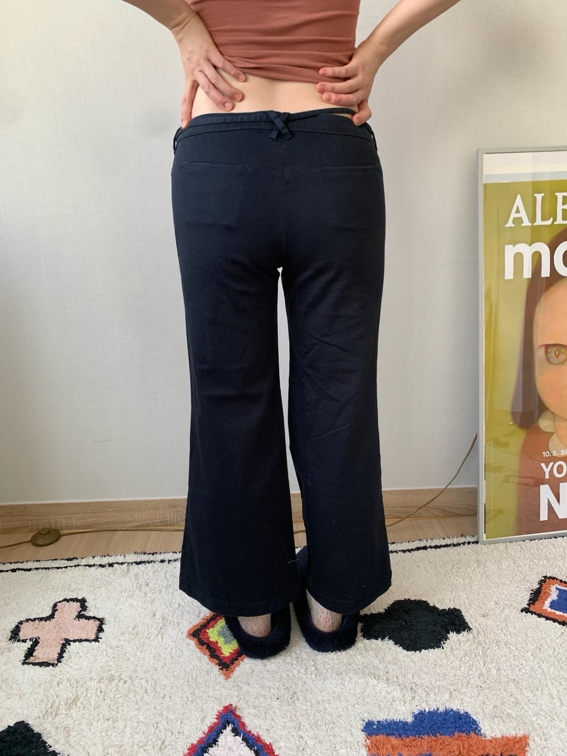 vintage cotton ribbon pants 상품이미지4