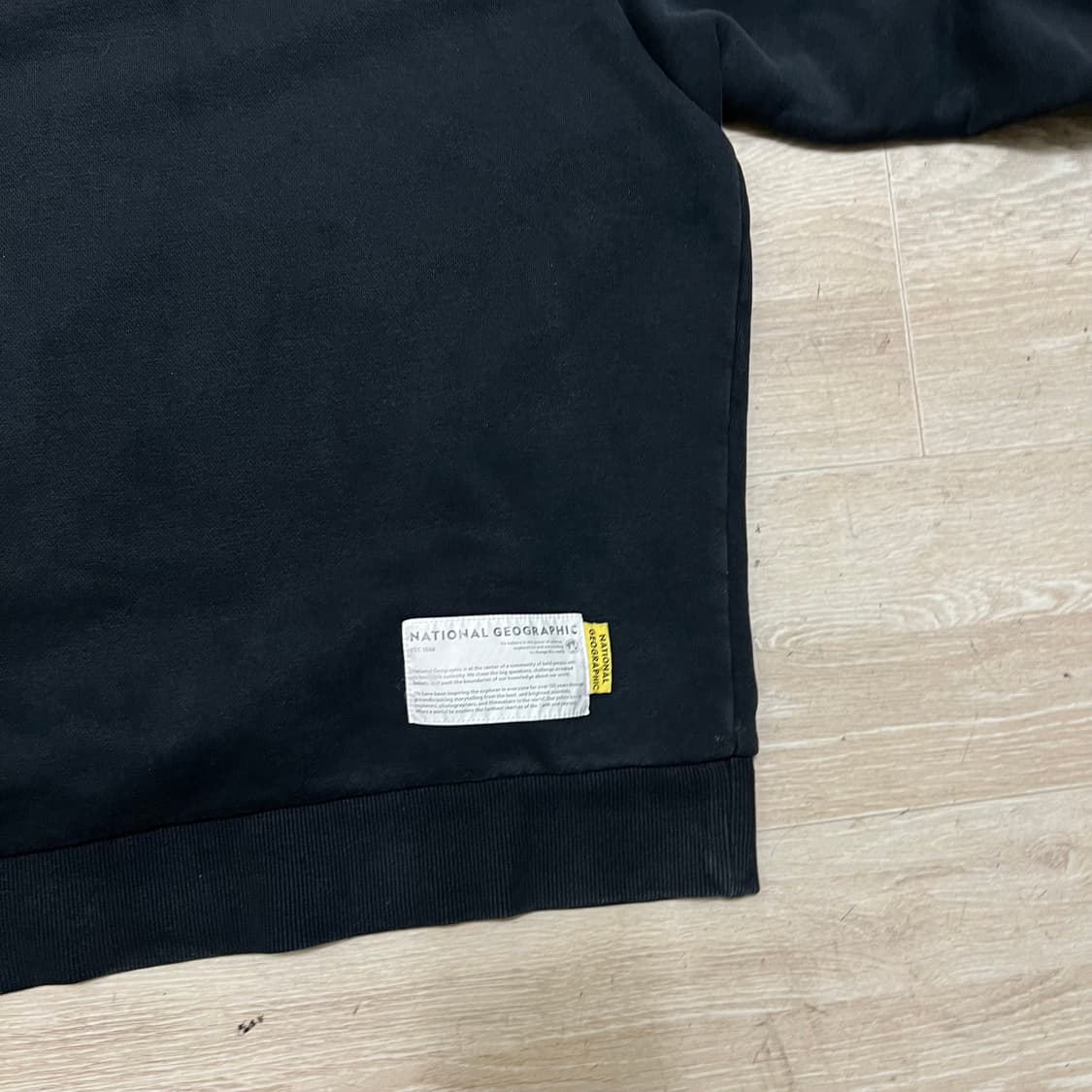 내셔널 지오그래픽 와펜 맨투맨 티셔츠 [블랙] 2XL/110 상품이미지7