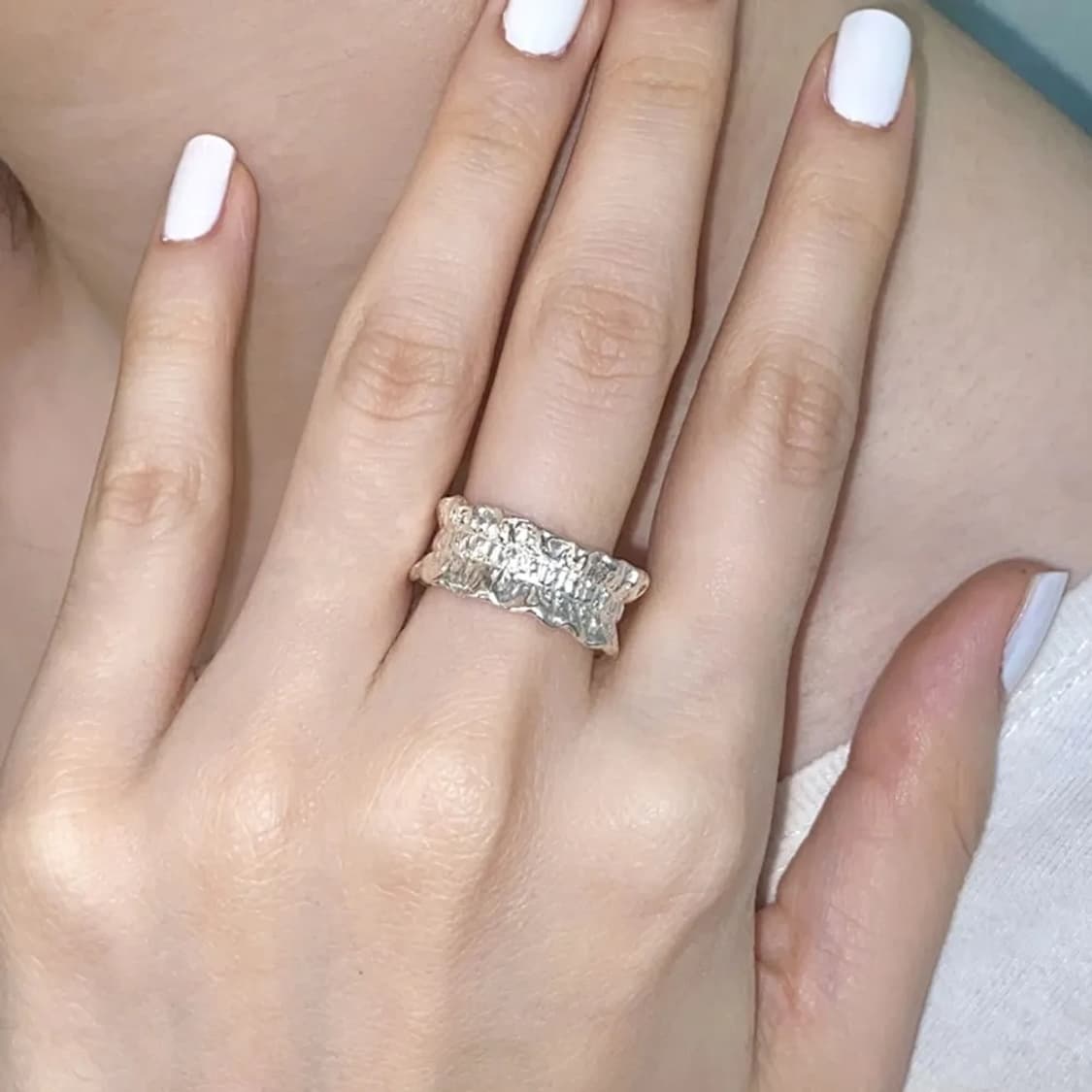 (Silver925)다니 레이스 링 12.5호 실버 반지 은반지 상품이미지2