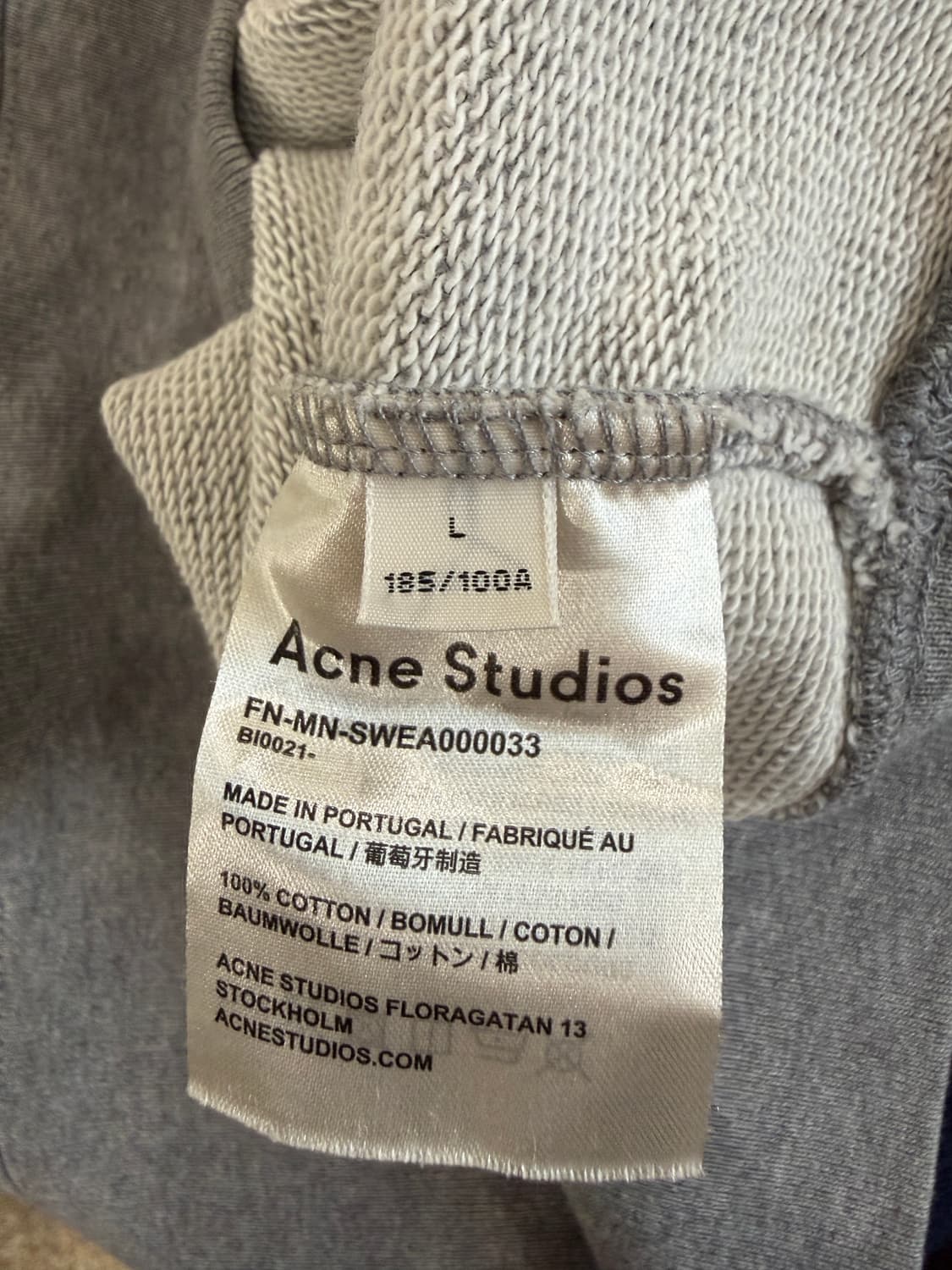 아크네 스튜디오 크루넥 스웻 셔츠 상품이미지6