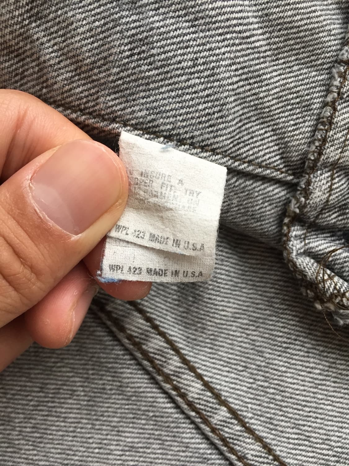 80’s levis 리바이스 70506 블랙 데님자켓 상품이미지9