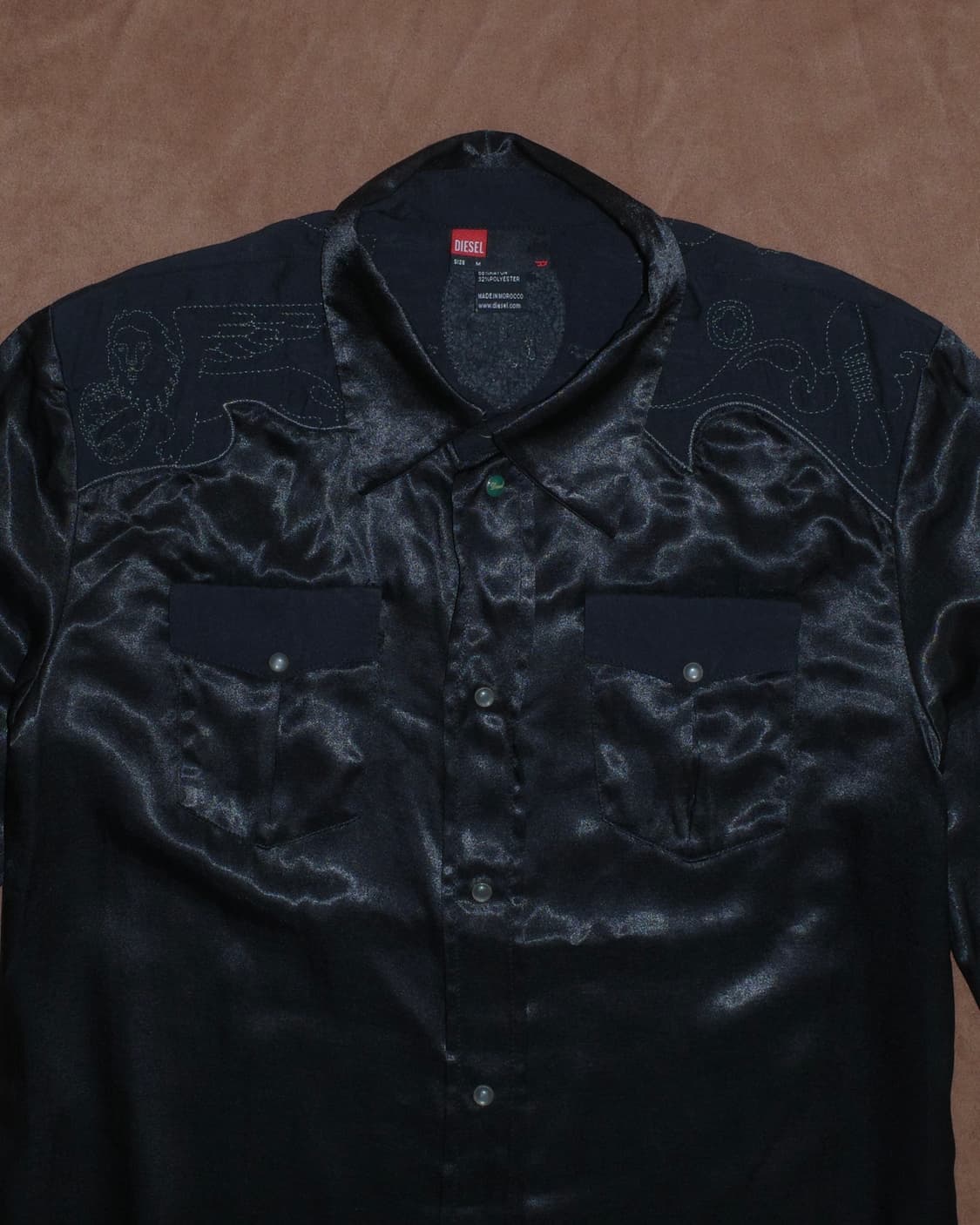 디젤 새틴 웨스턴 셔츠 상품이미지2