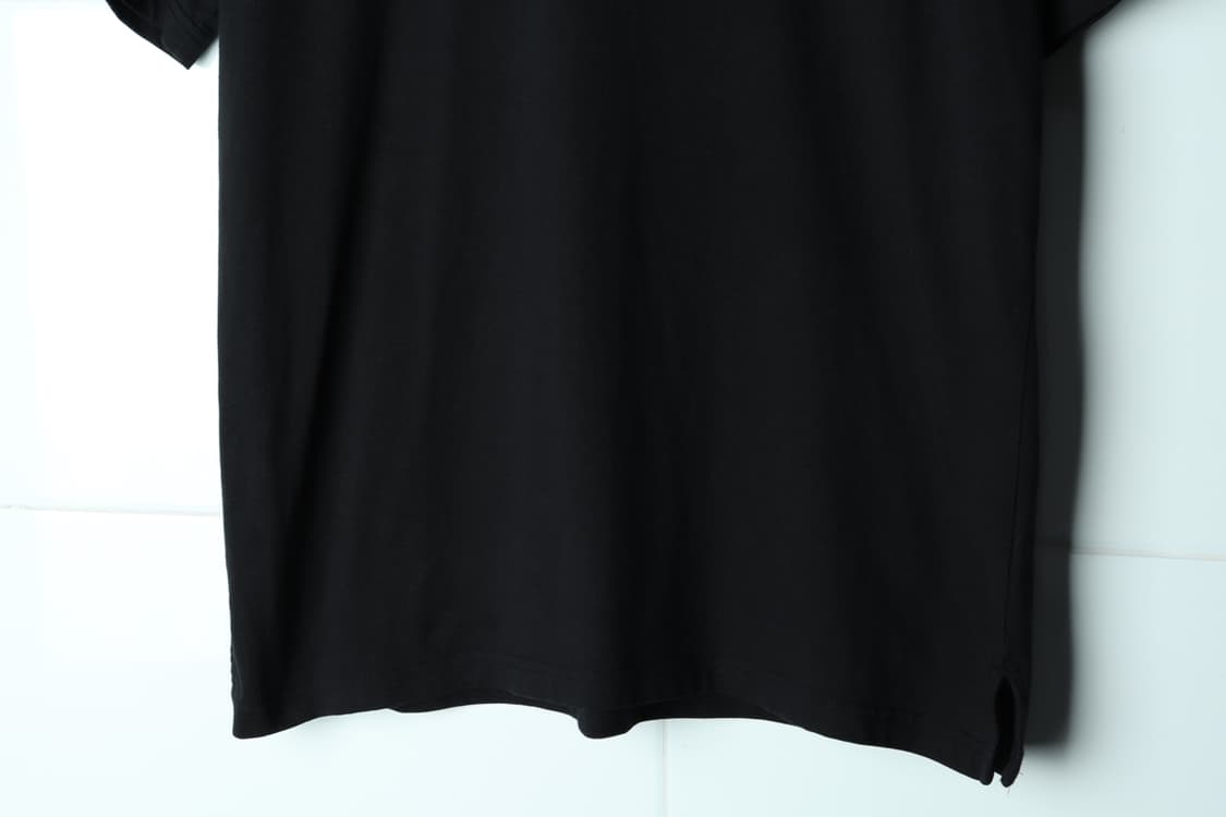 (L-XL) 무신사 스탠다드 반팔 티셔츠 블랙 무지 박시-H33332 상품이미지4