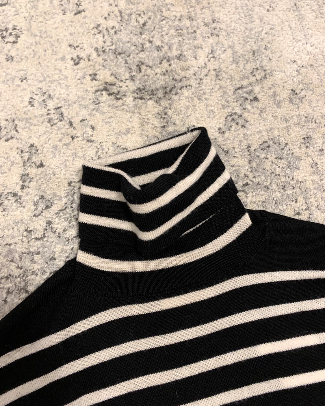 타카히로 미야시타 더 솔로이스트 스트라이프 터틀넥 상품이미지2