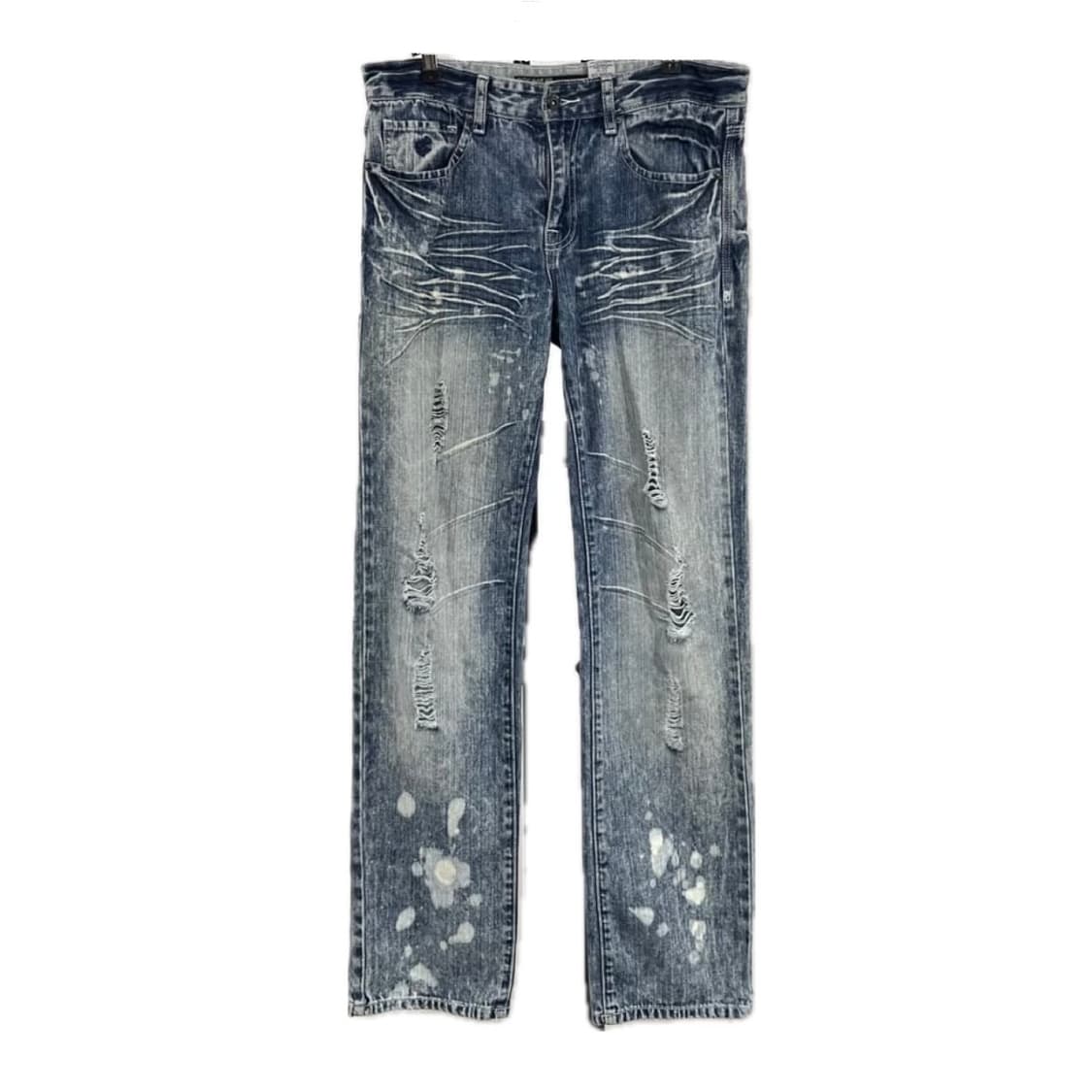 빈티지 데머지 데님팬츠 상품이미지1