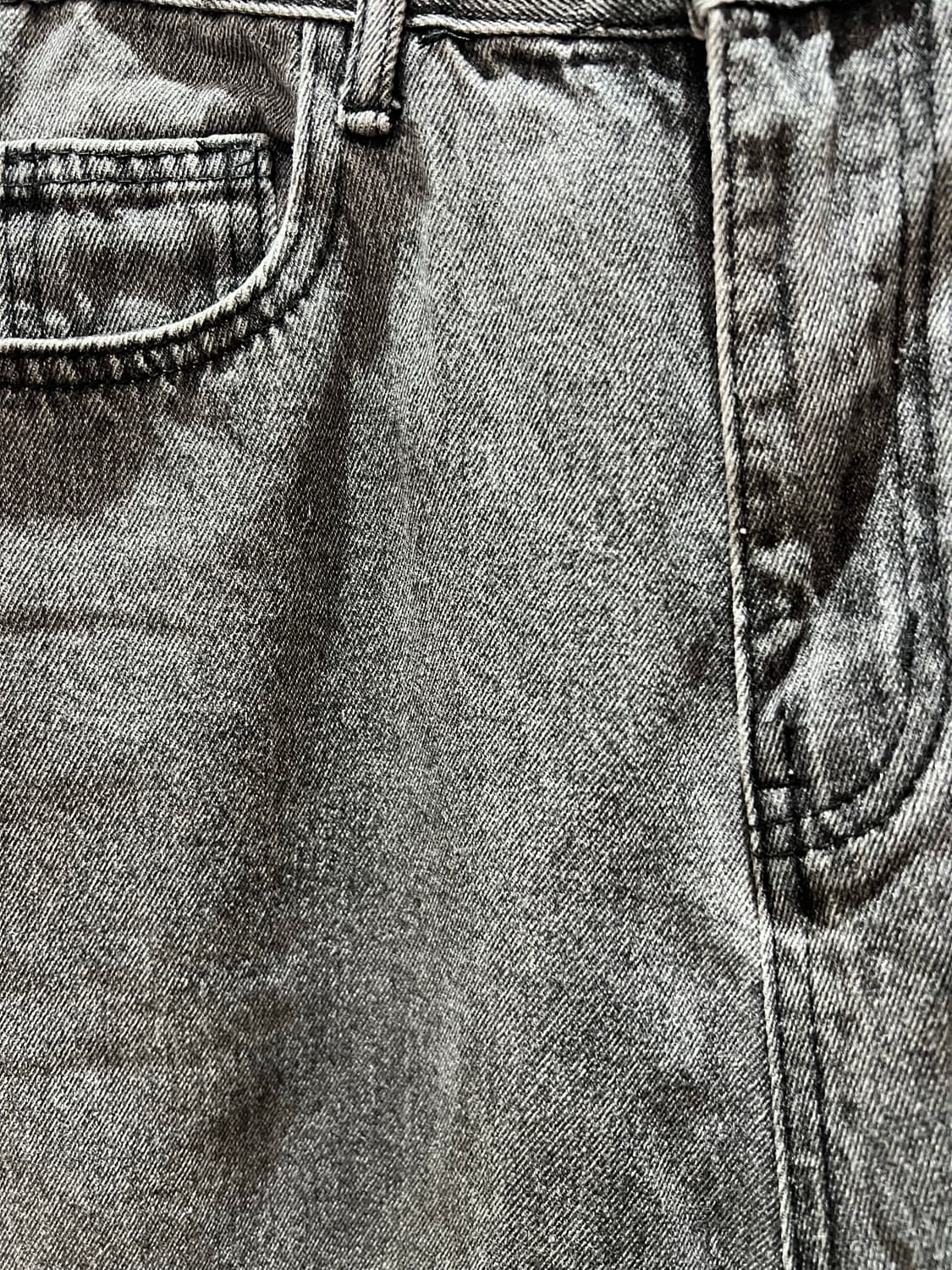 GLW 굿라이프웍스 와이드 데님 그레이 m 상품이미지6