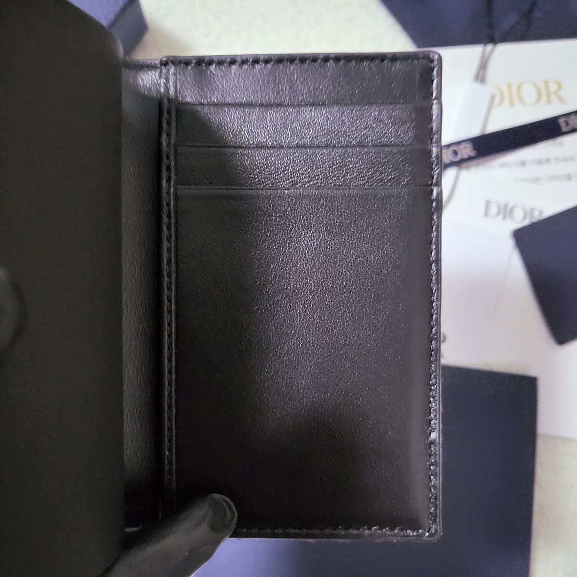 [새상품급/풀구성] 디올 오블리크 오거나이저 카드지갑  상품이미지5