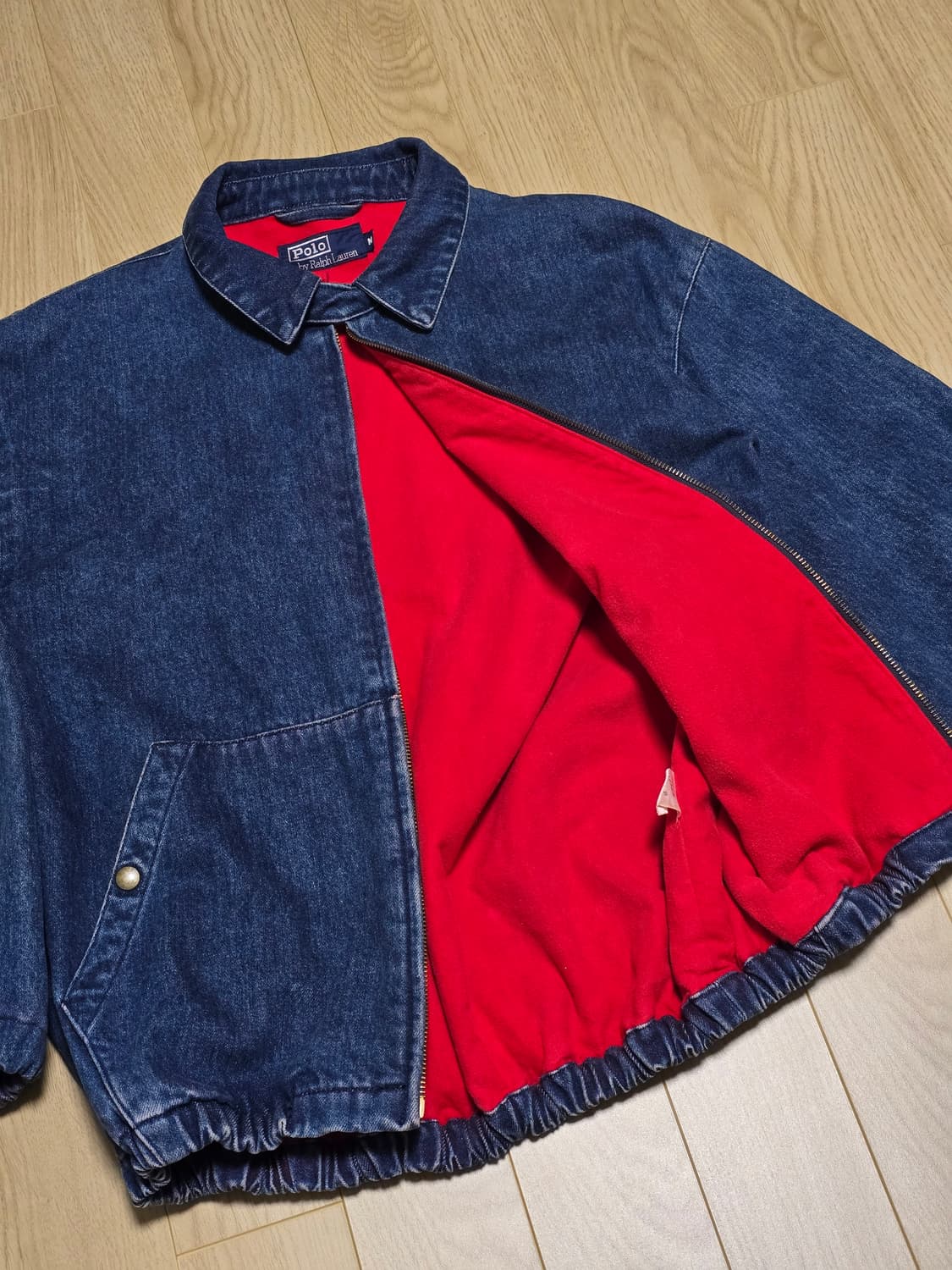 80s 폴로랄프로렌 스윙탑 데님 자켓 M 상품이미지8