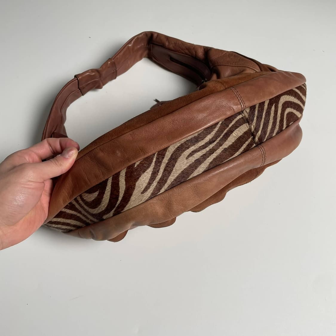 Gianni chiarini 송치 크로와상 백 (italy)   상품이미지2