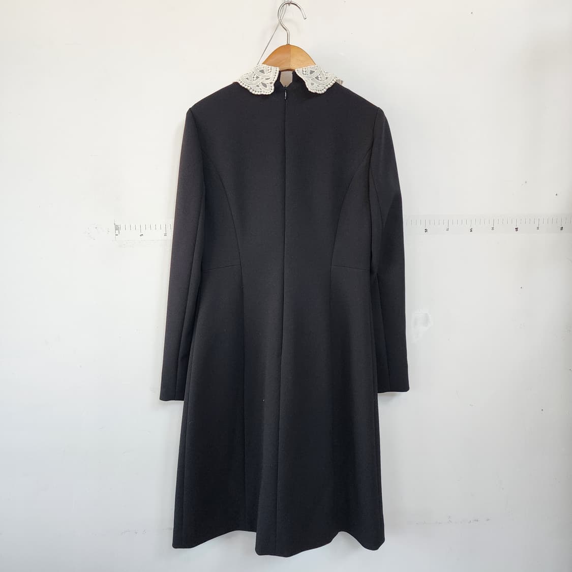  케네스레이디 레이스 카라 블랙 원피스 상품이미지3