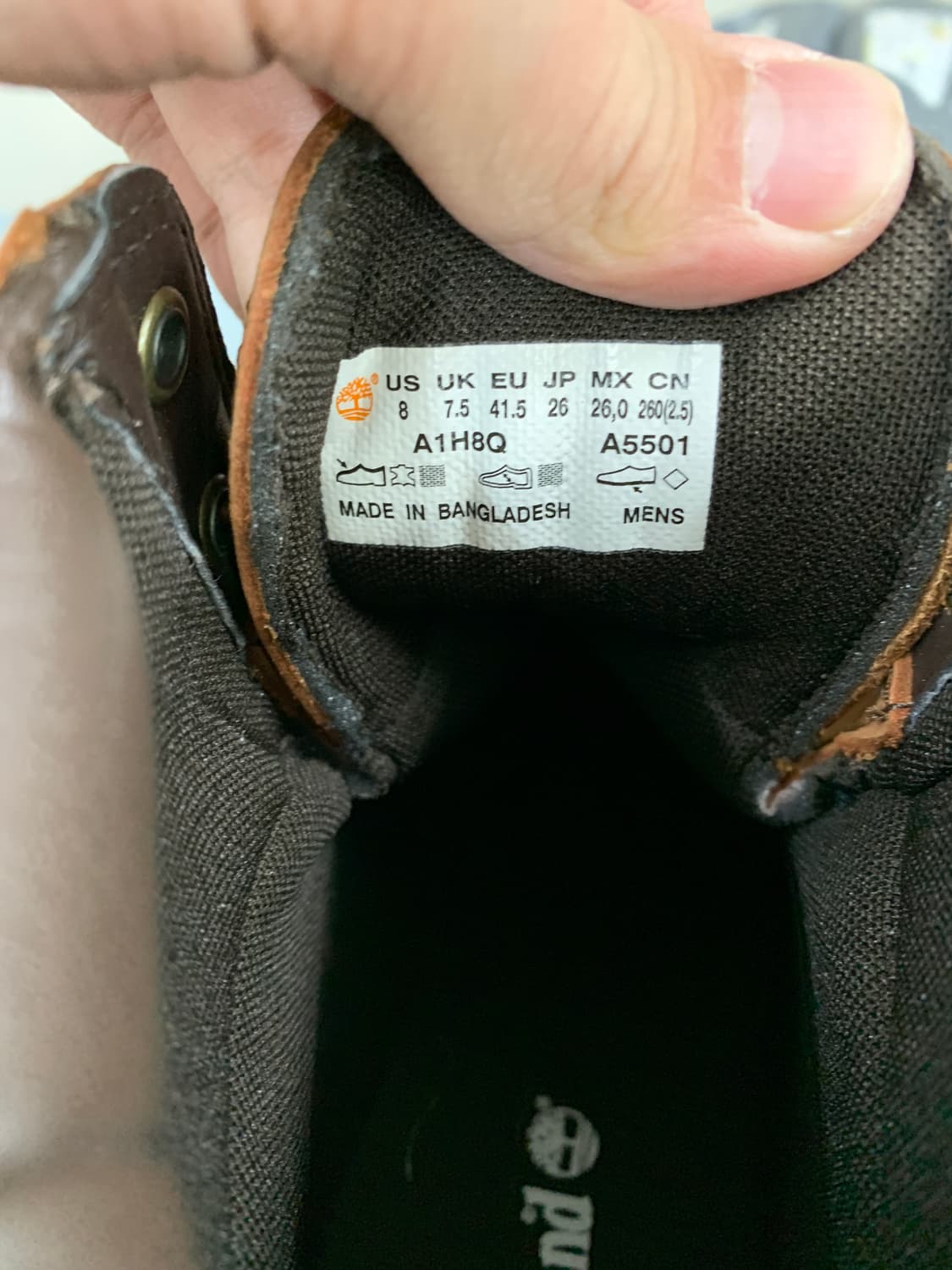 팀버랜드 6인치 부츠 260 (Gr-3354) 상품이미지4