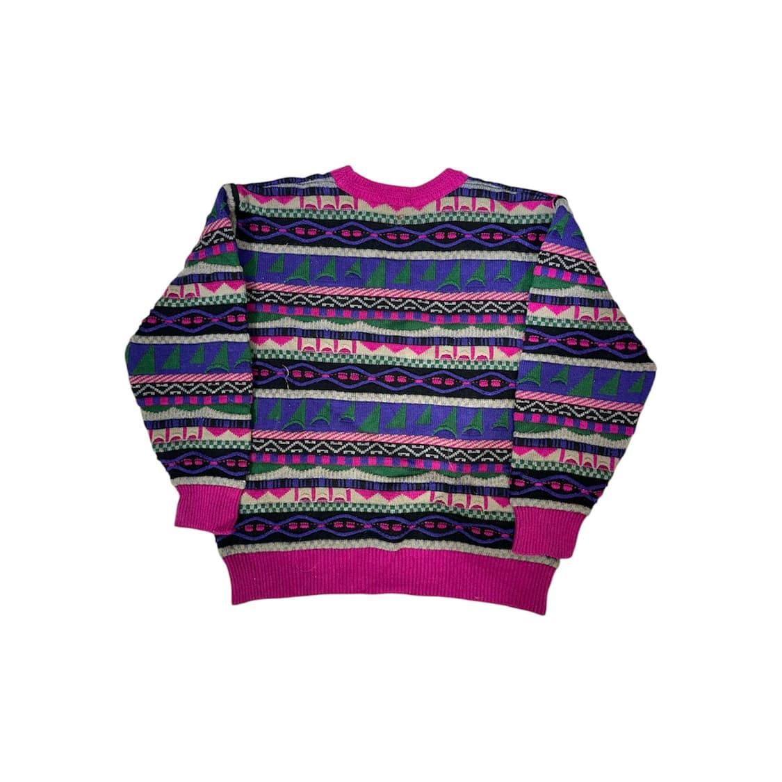 일본 빈티지 핑크 모리걸 케이블 니트 스웨터  상품이미지5