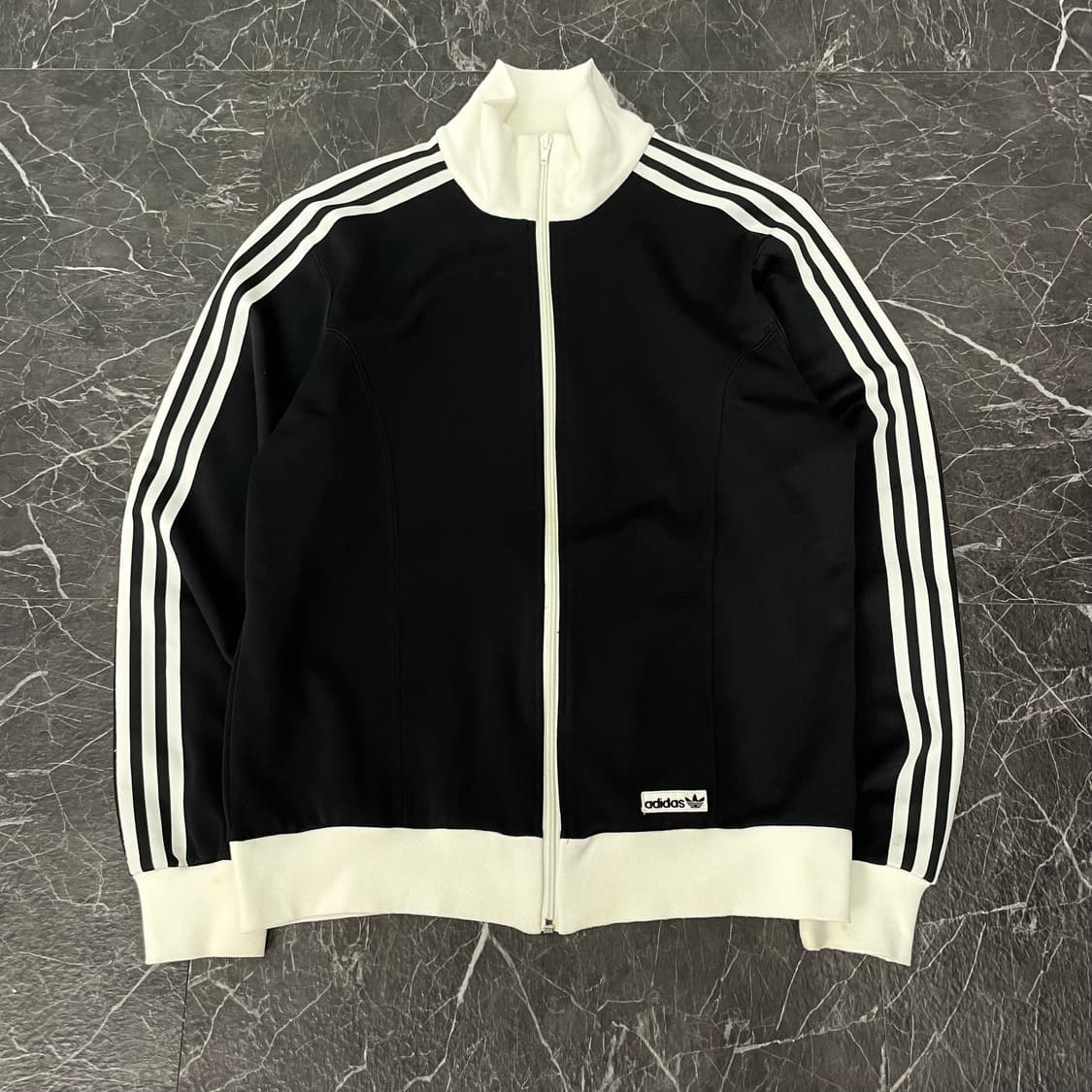아디다스 블랙 삼선 오레오 하이넥 트랙탑 져지자켓 상품이미지2