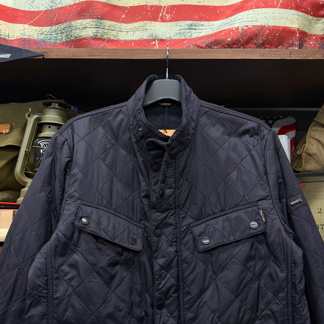 바버 인터네셔널 아리엘 폴라 퀼팅 자켓 상품이미지4