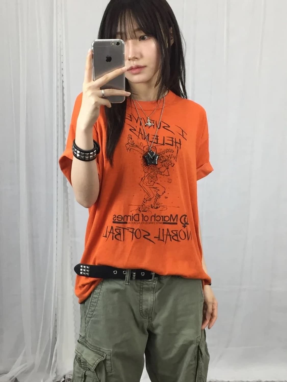 90s Russell USA Softball Tee 상품이미지3