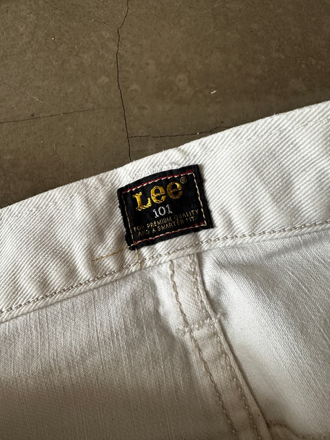 Lee 101 White Denim Pants 상품이미지6