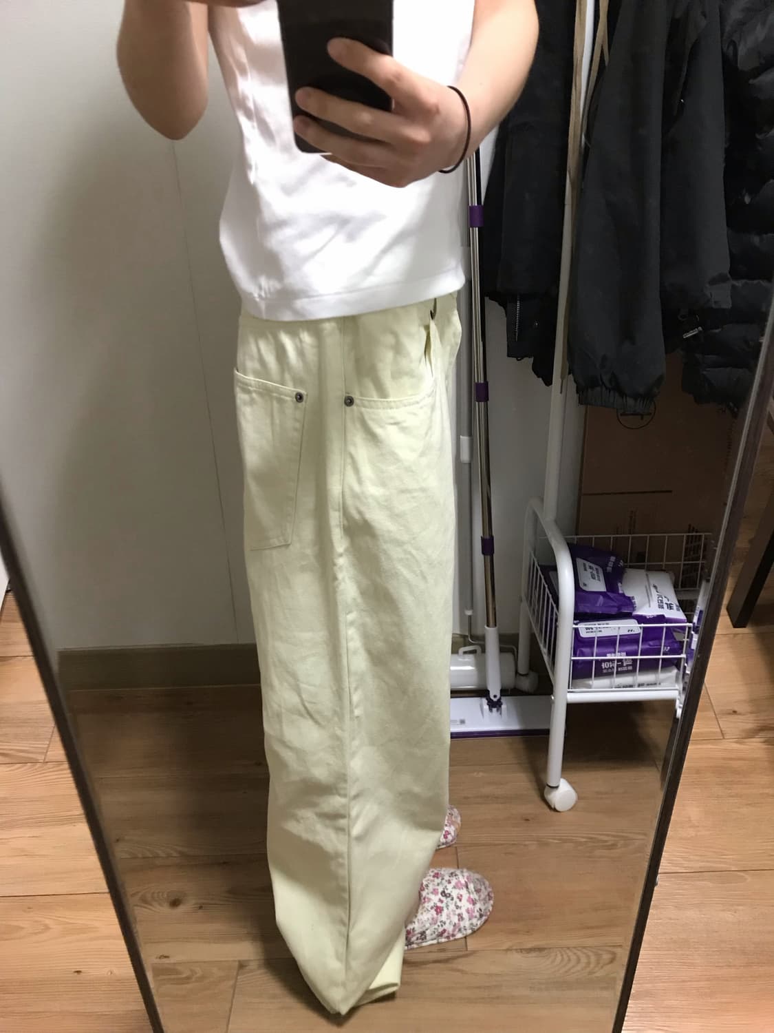 레몬색 바지 상품이미지2