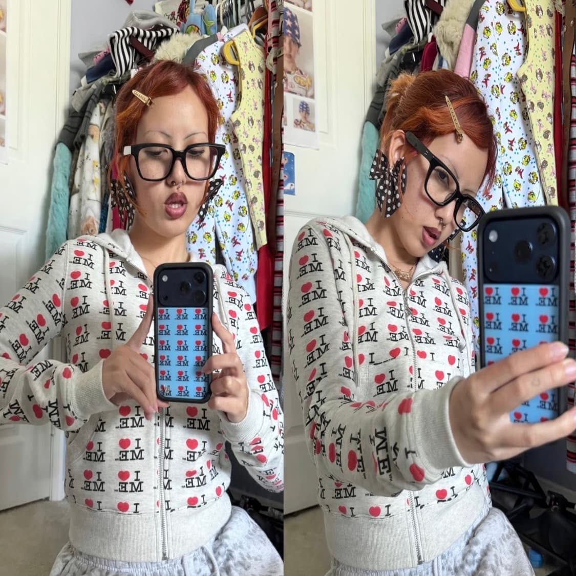 그레이 후드 집업 상품이미지3