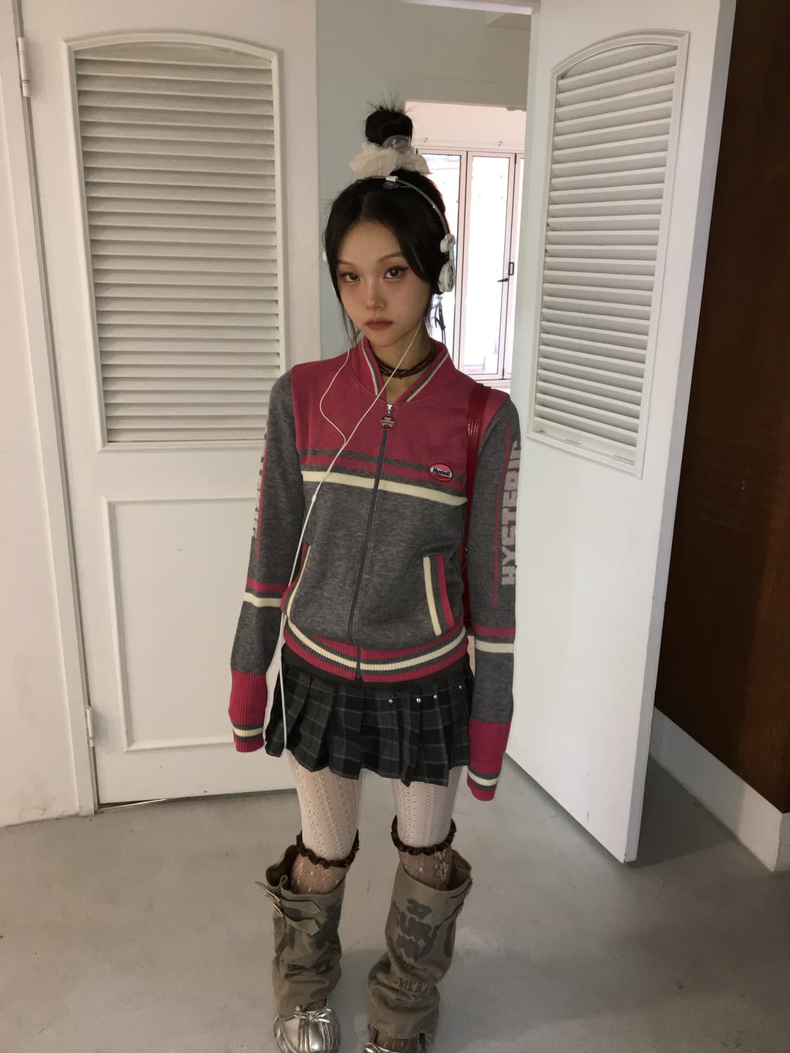 히스테릭 니트집업  상품이미지1