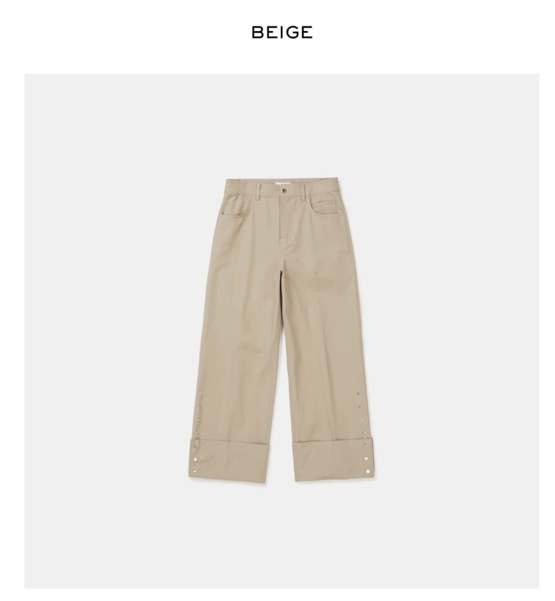 LCDC tm 스냅팬츠(side snap wide trousers) 상품이미지2