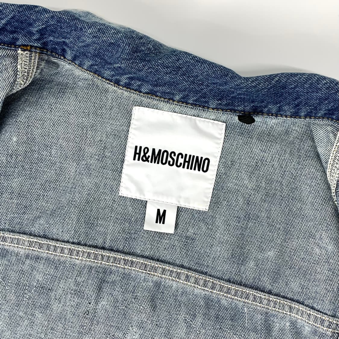 h&m x 모스키노 크롭 데님 자켓 상품이미지8