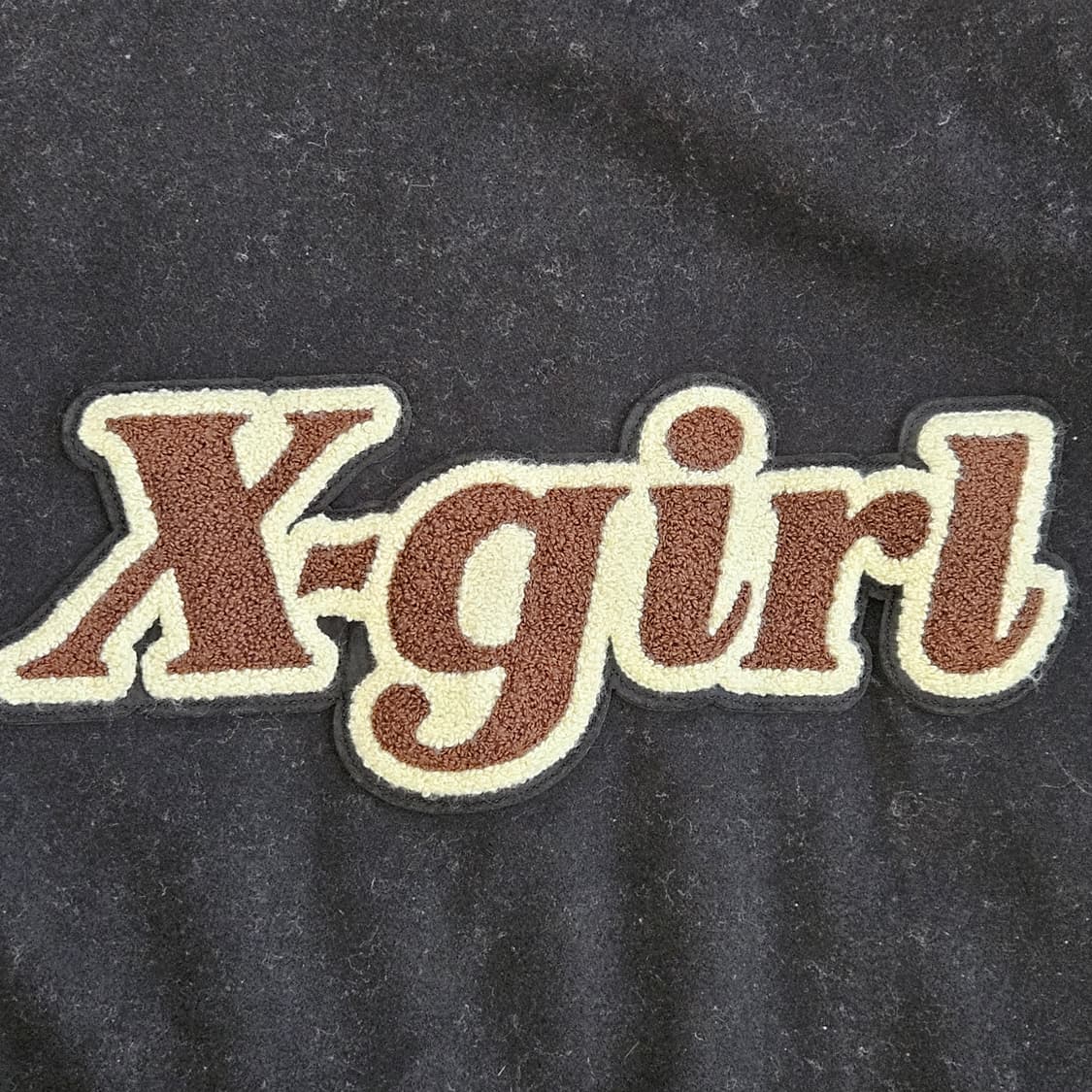 X-GRIL 엑스걸 바시티 자켓 스타디움자켓 울자켓 블루종 L 100 상품이미지8