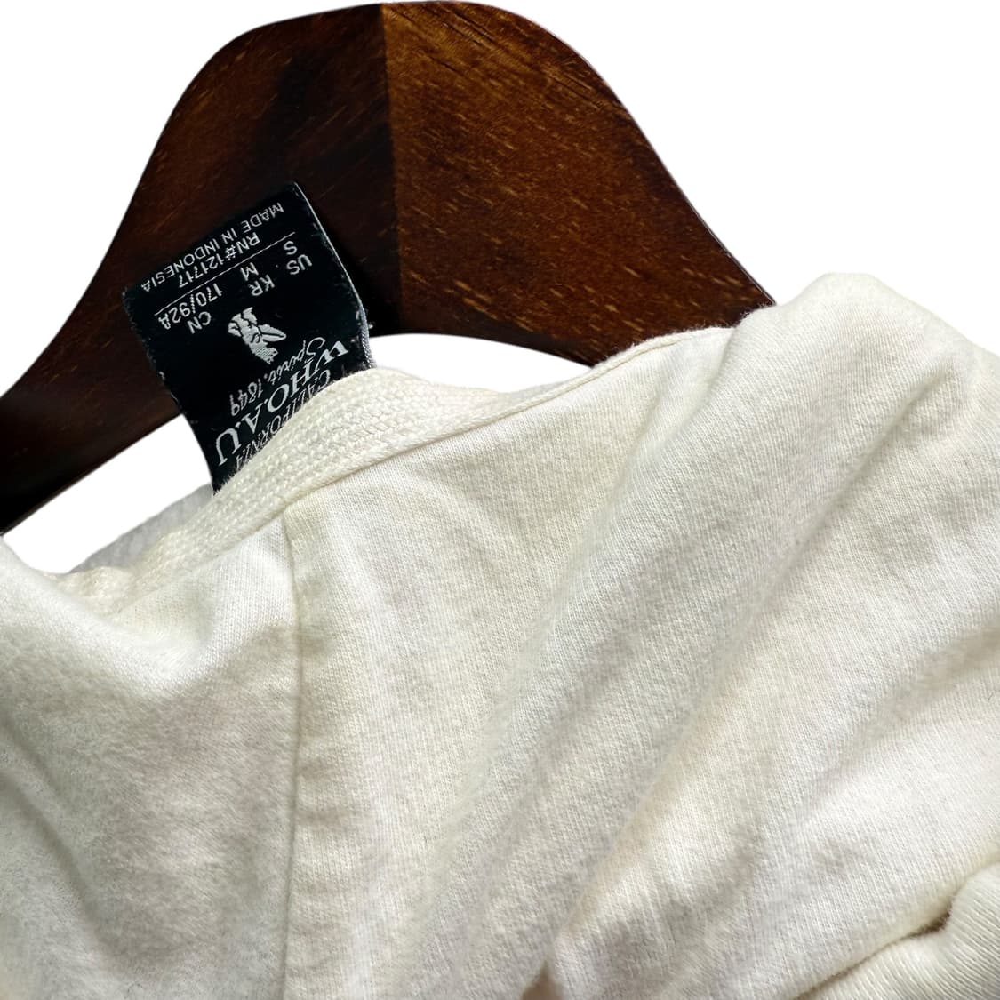 [M] 후아유 아이보리 후드집업 상품이미지6