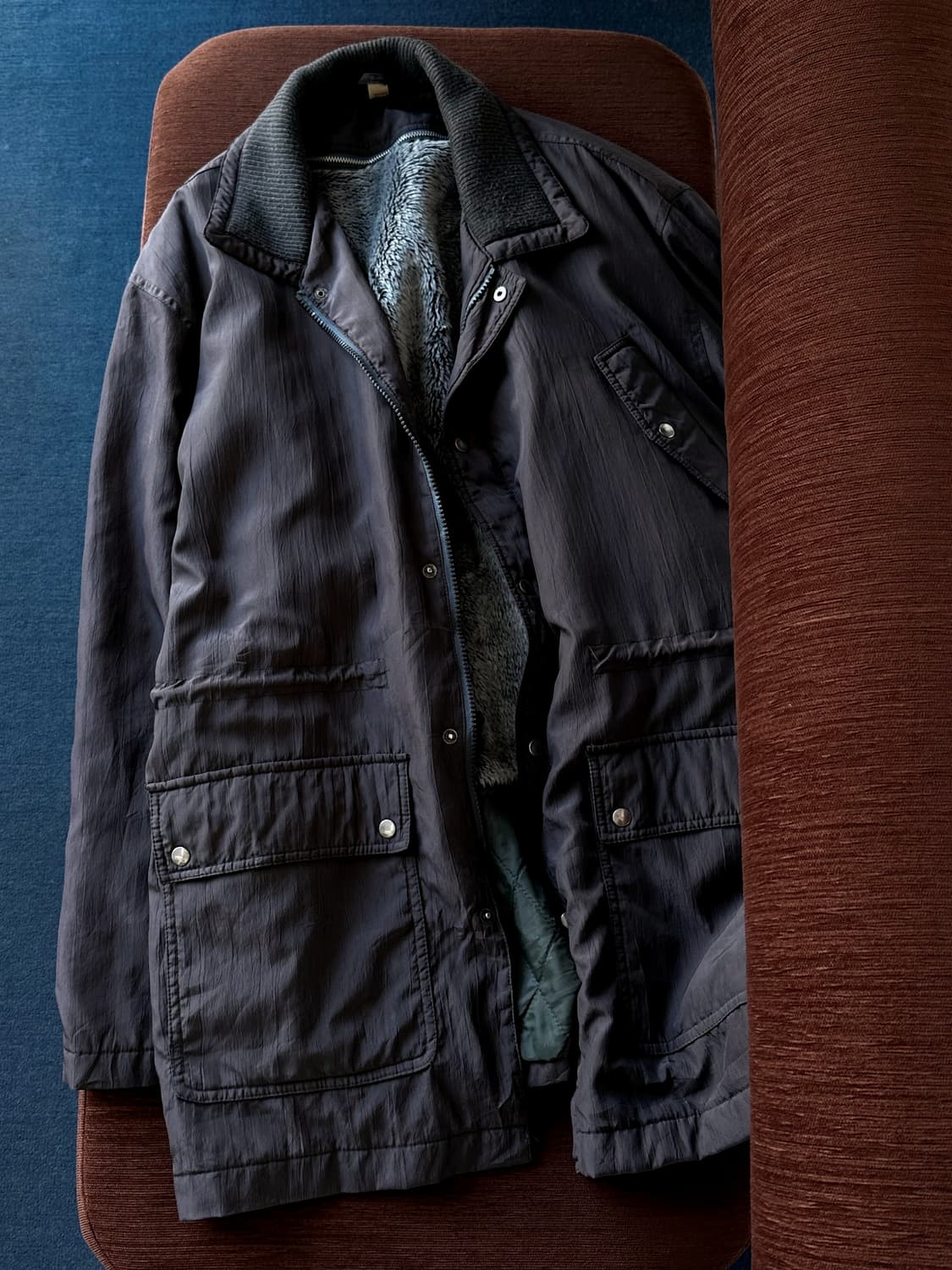 High count poly padded mil parka 상품이미지5