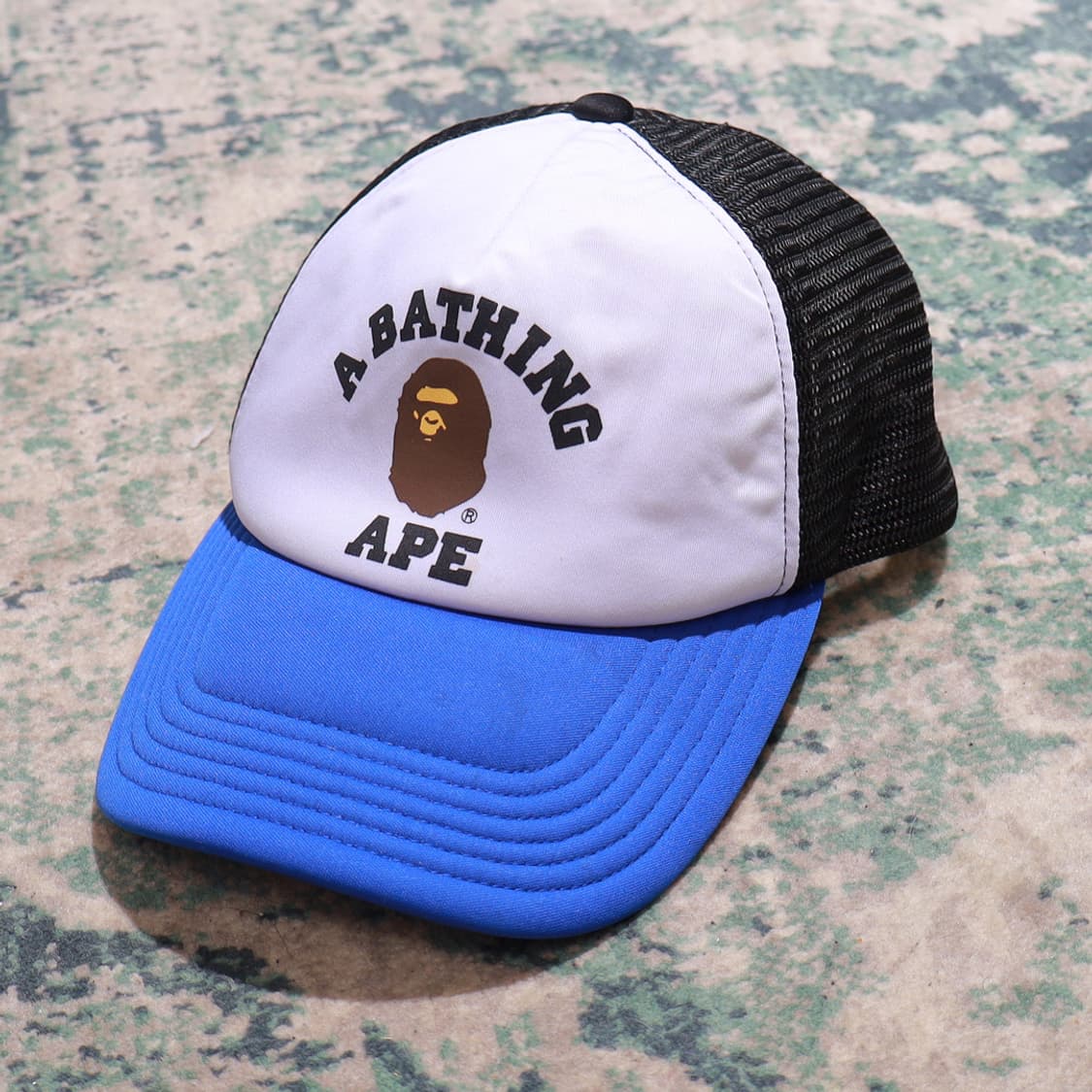 BAPE 베이프 컬리지 투톤 메쉬캡 모자 정품 상품이미지1