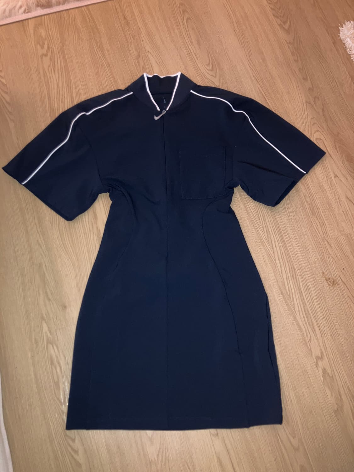 나이키 x 자크뮈스 드레스 다크 옵시디언 화이트 S사이즈 상품이미지3