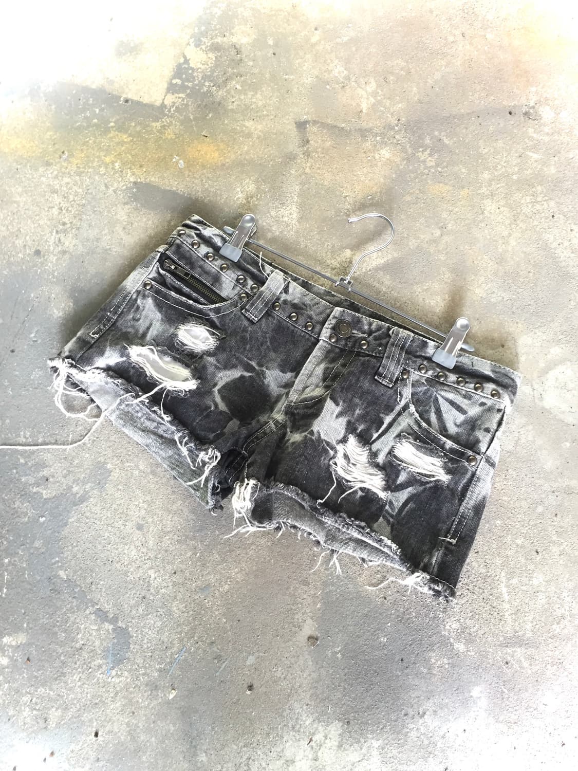 00’s Stud Grunge Punk Shorts 스터드 펑크 쇼츠 상품이미지3