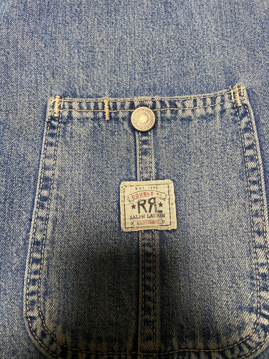 90s RRL@USA 더블알엘 랄프로렌 커버올 초어자켓 M 상품이미지3