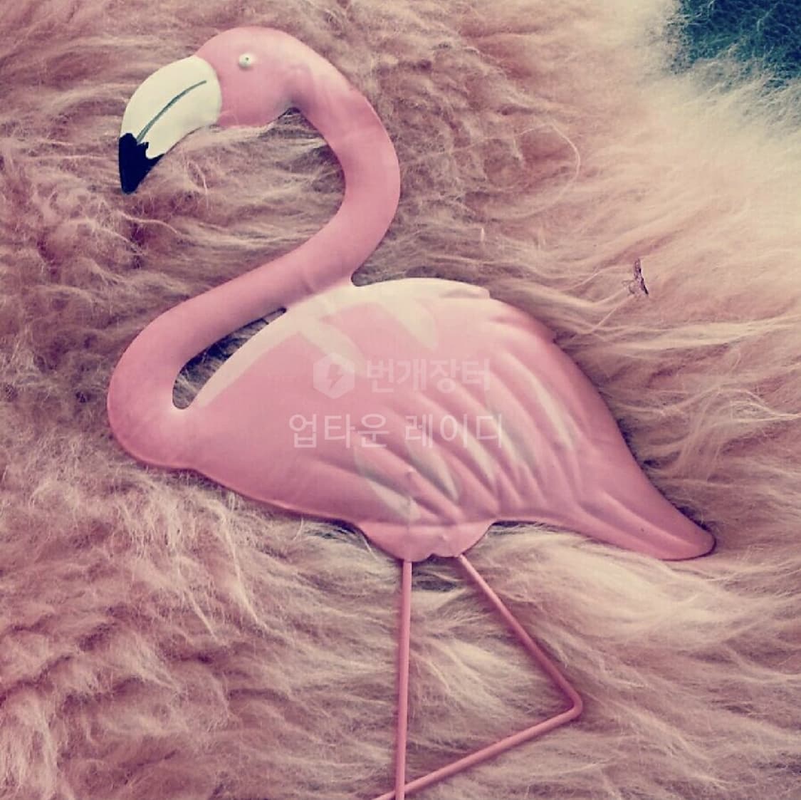 빈티지 플라밍고  메탈 장식품 상품이미지2