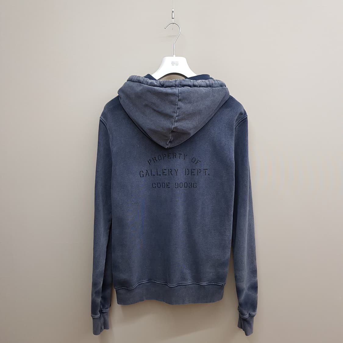 한섬 랑방 로고 페인팅 그래픽 후드 스웨트셔츠 100사이즈 상품이미지5