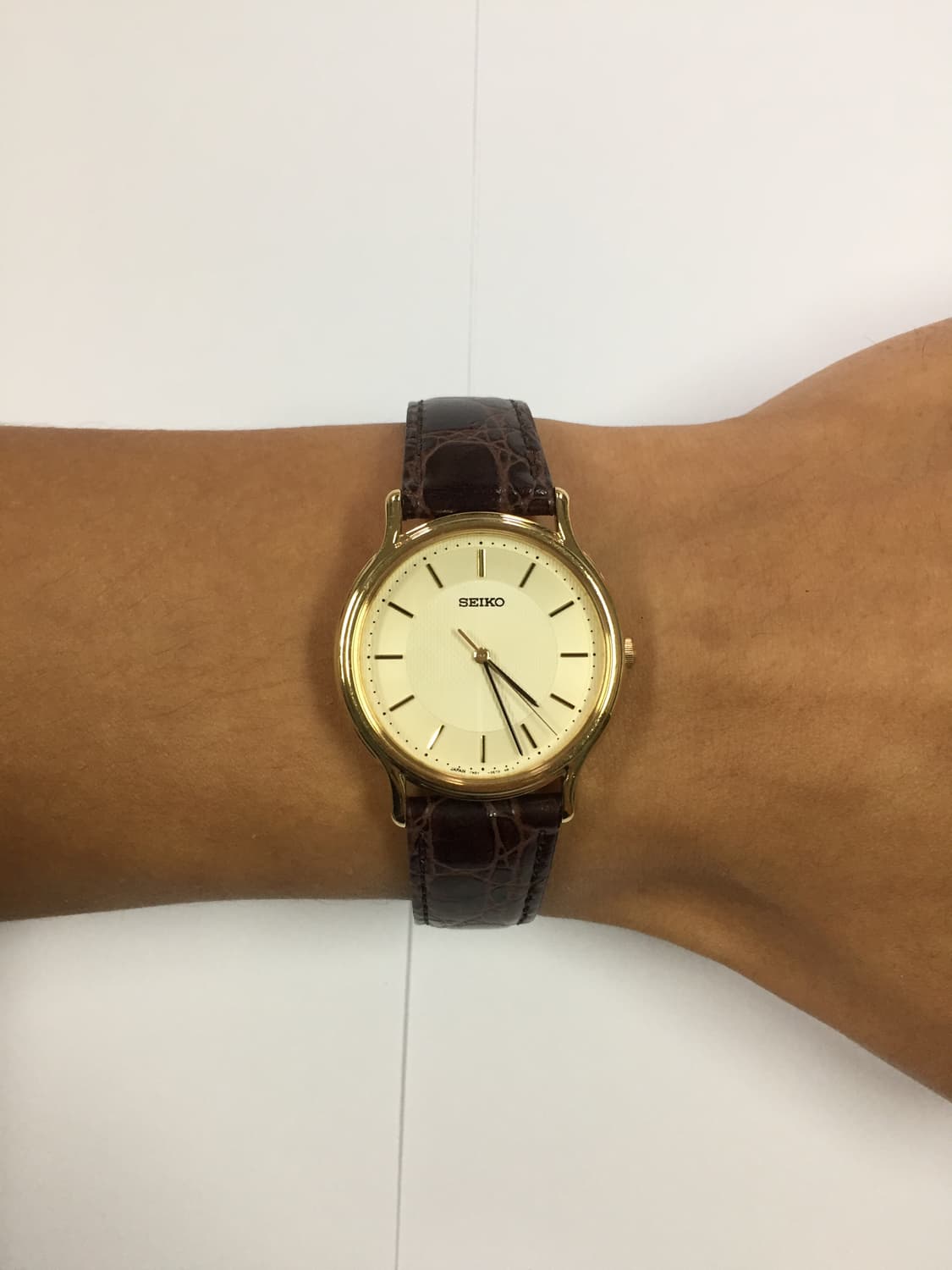 90s seiko quartz gold 상품이미지3