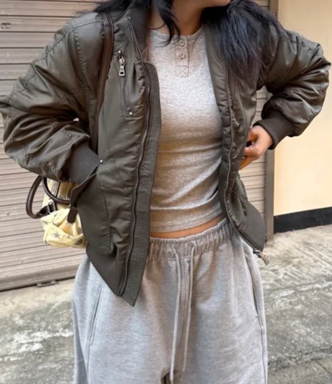 단델 DANDEL ma-1 카키 (교환 가능) 상품이미지4