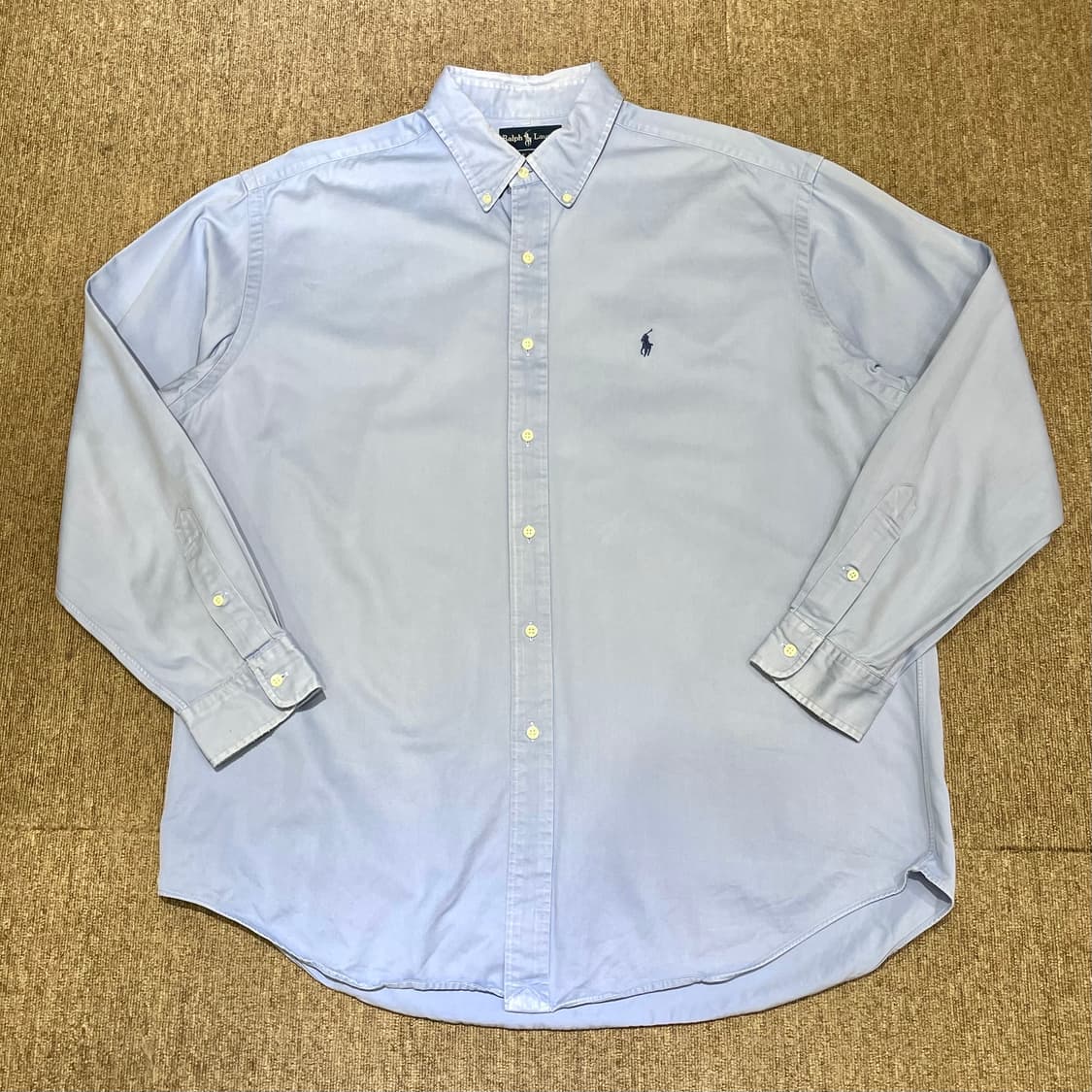 (XL) POLO 폴로 랄프로렌 솔리드 셔츠 블레이크 상품이미지3