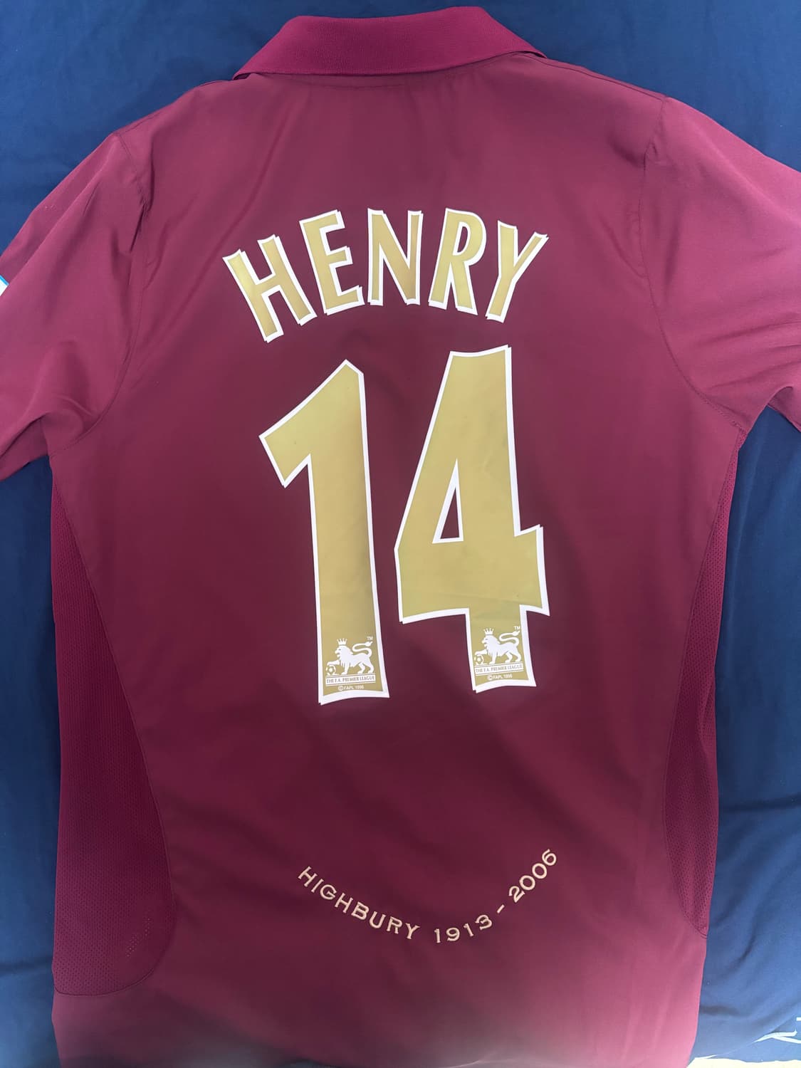 2005-06 시즌 아스날 FC 14 앙리 마킹 유니폼 상품이미지2