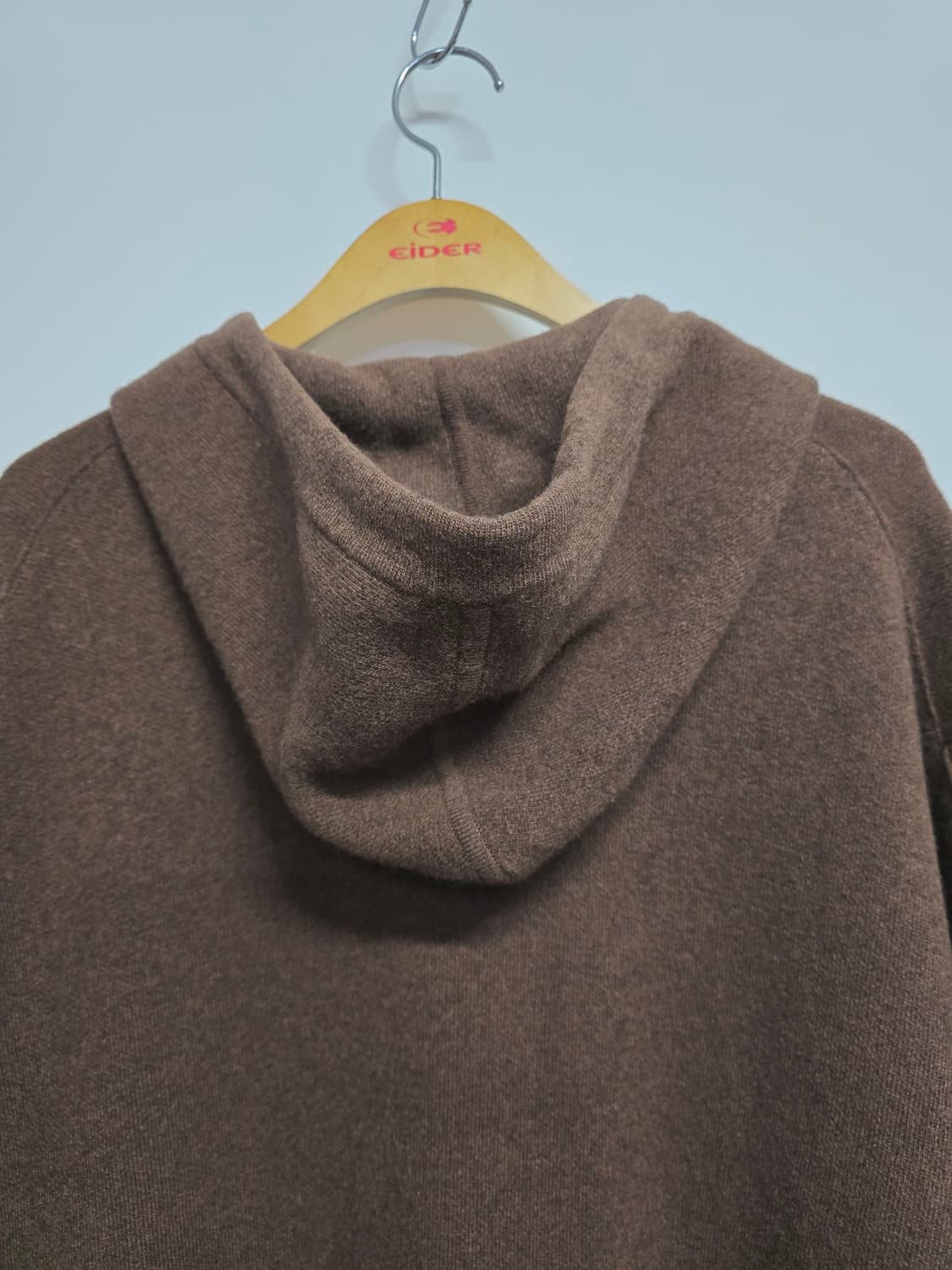 SJSJ 브라운 롱 후드 가디건 모캐시미어 혼방 상품이미지5