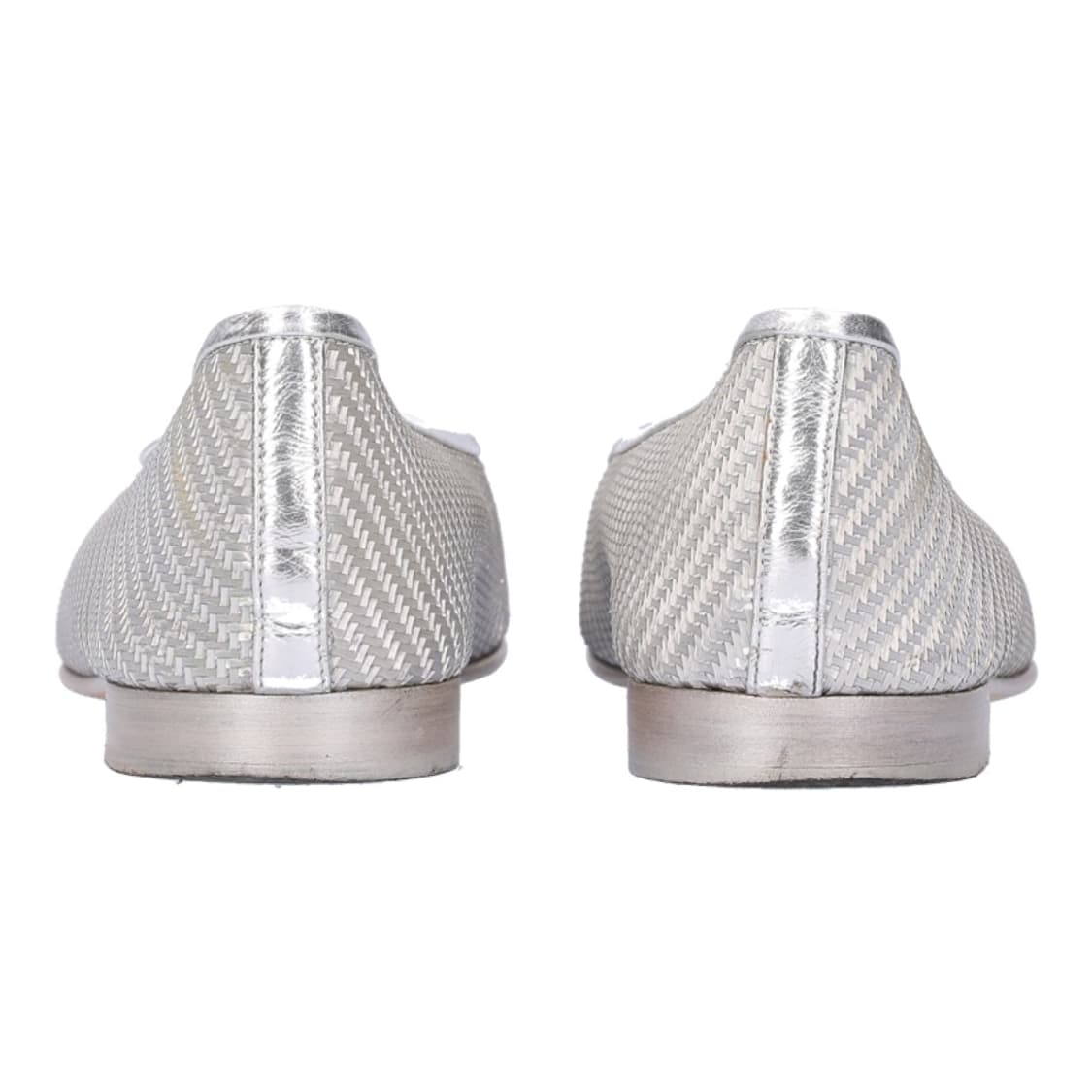 샤넬 G32842 발레리나 플랫 슈즈 메탈릭 39  상품이미지3