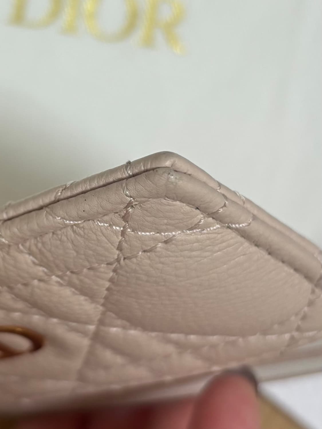 디올 카드지갑 파우더핑크 상품이미지5