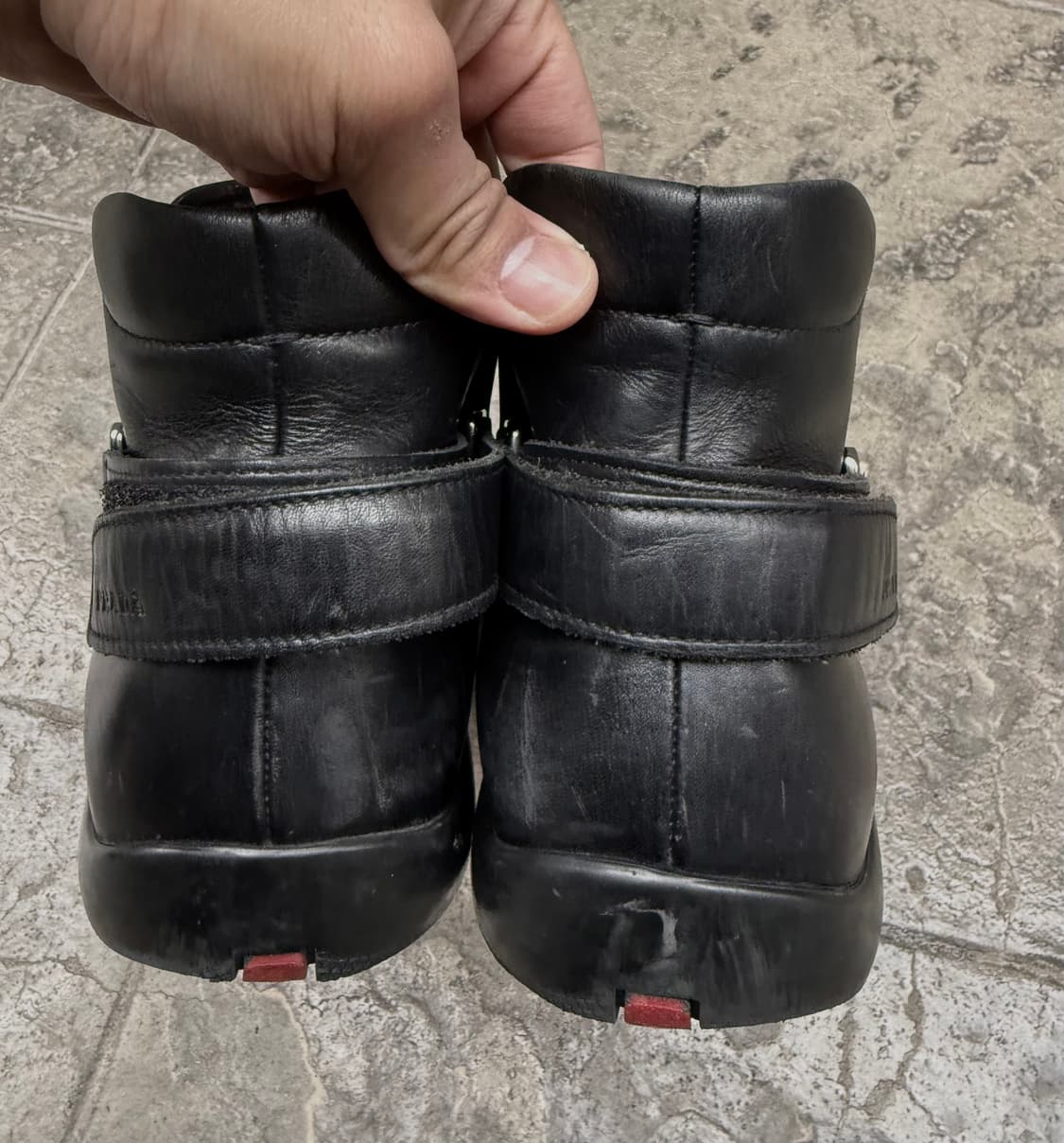 프라다 스포츠 버클 스크랩 고어 부츠 상품이미지5