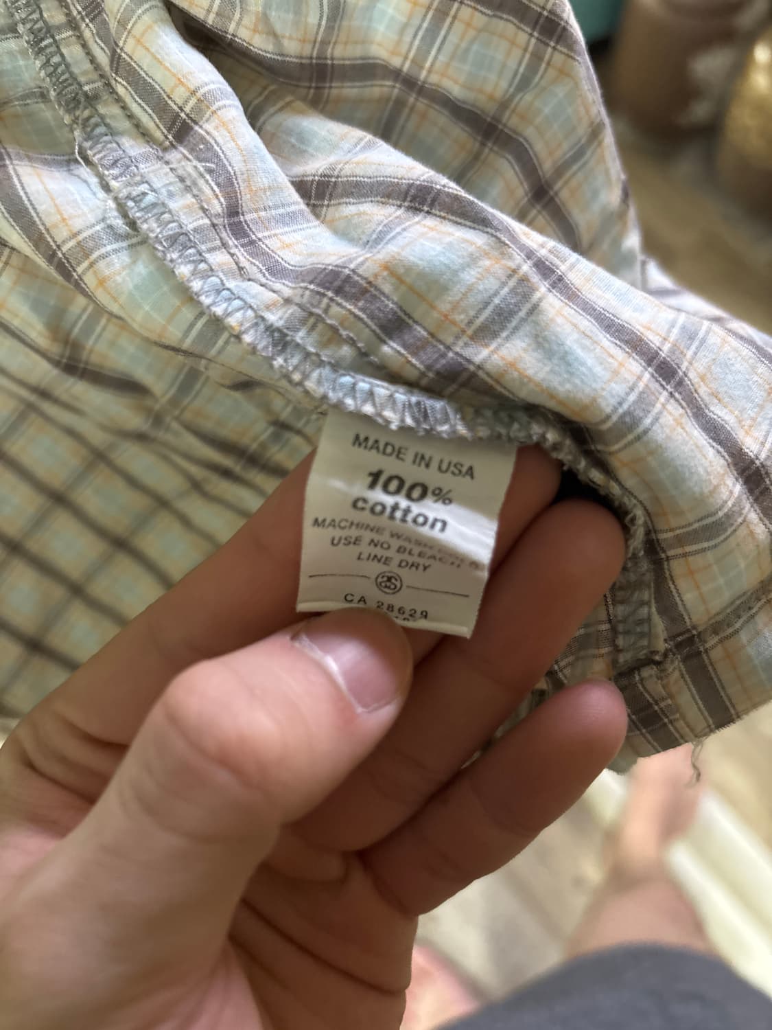 90s 스투시 체크 셔츠 상품이미지7