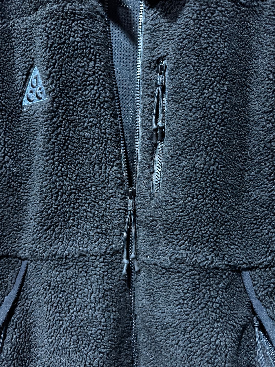 나이키 acg 쉐르파 플리스 베스트 블랙 XL (하자내용확인) 상품이미지6