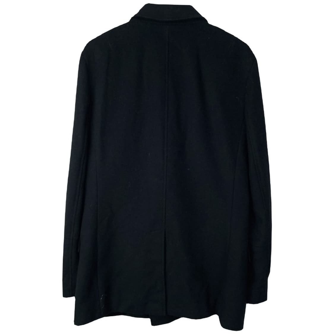 [아르마니] 모직 더블 하프 코트 피코트 블랙 M16372 상품이미지3