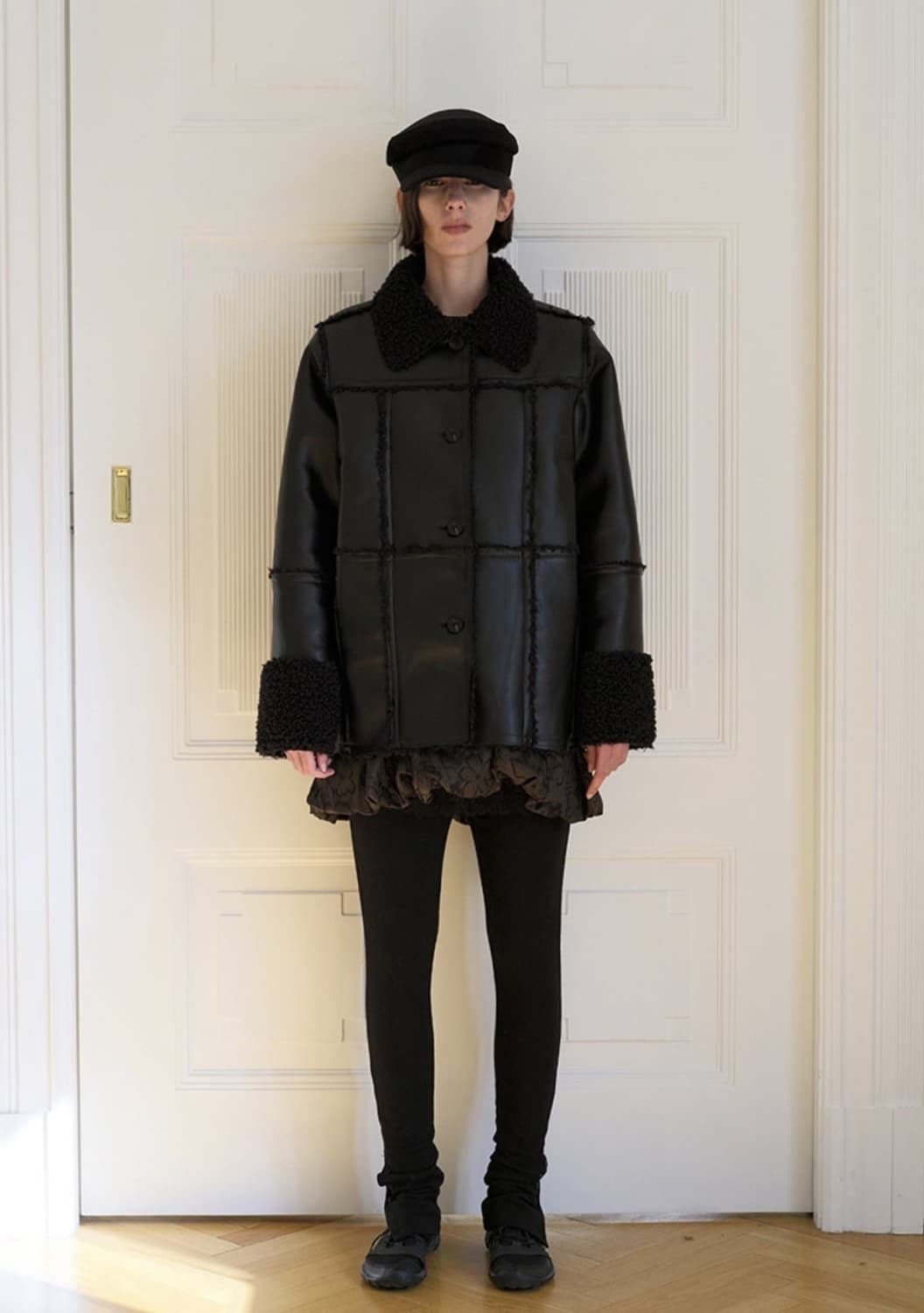 버뮬라 헤어리 리버시블 무스탕 상품이미지1